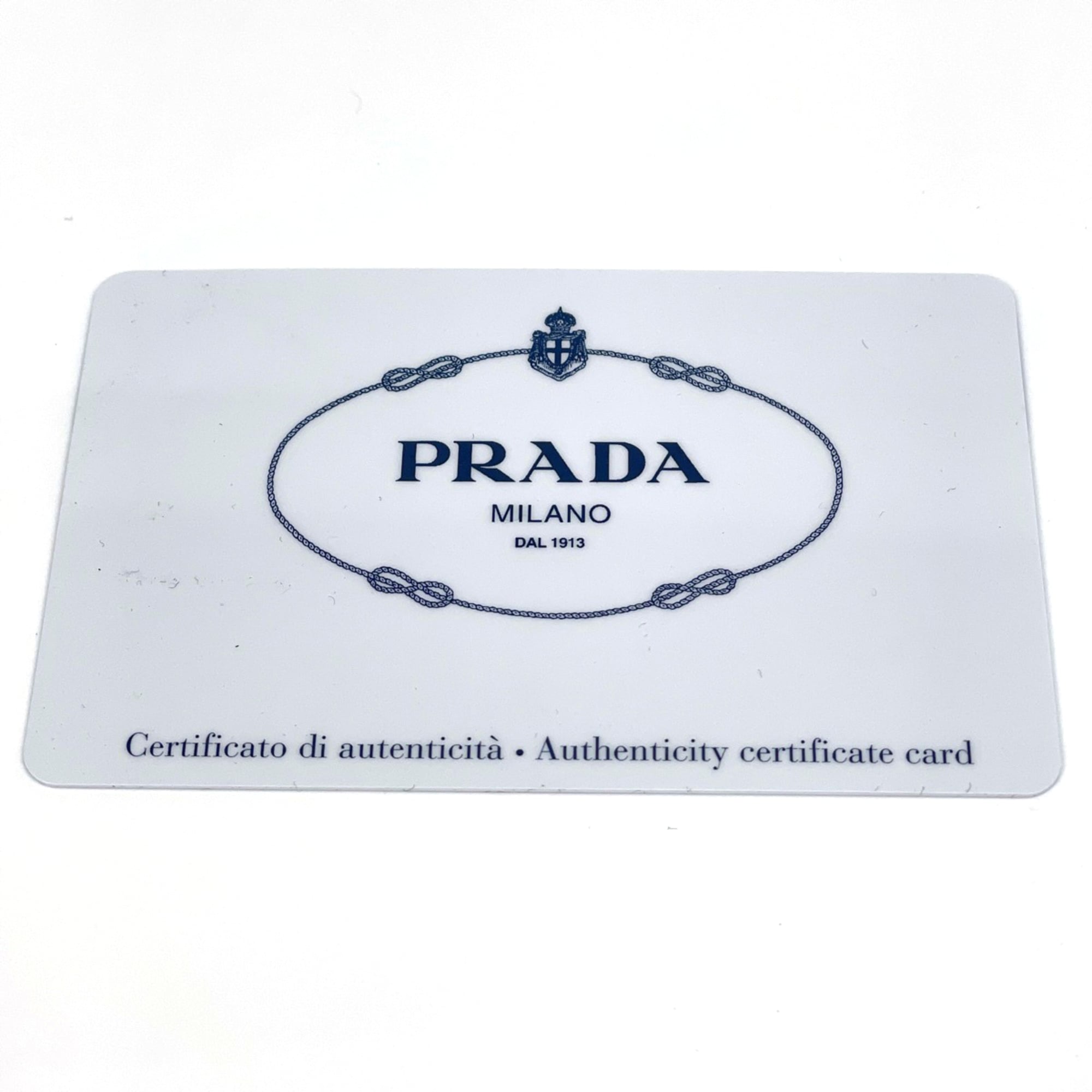 Prada Navy Denim Handbag (Pre-Owned)