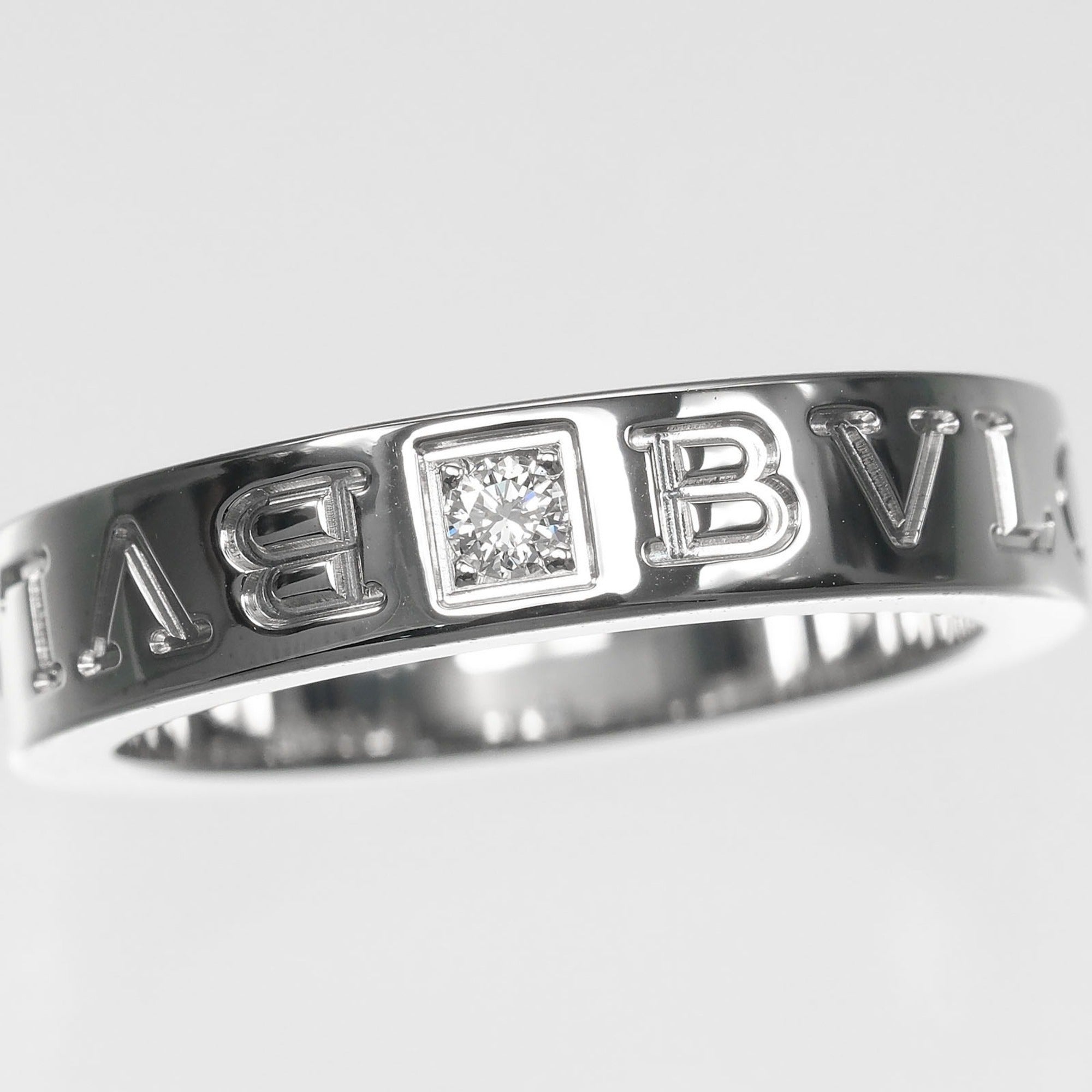 Bvlgari White Gold (18K) Band Ring (Pre-Owned)