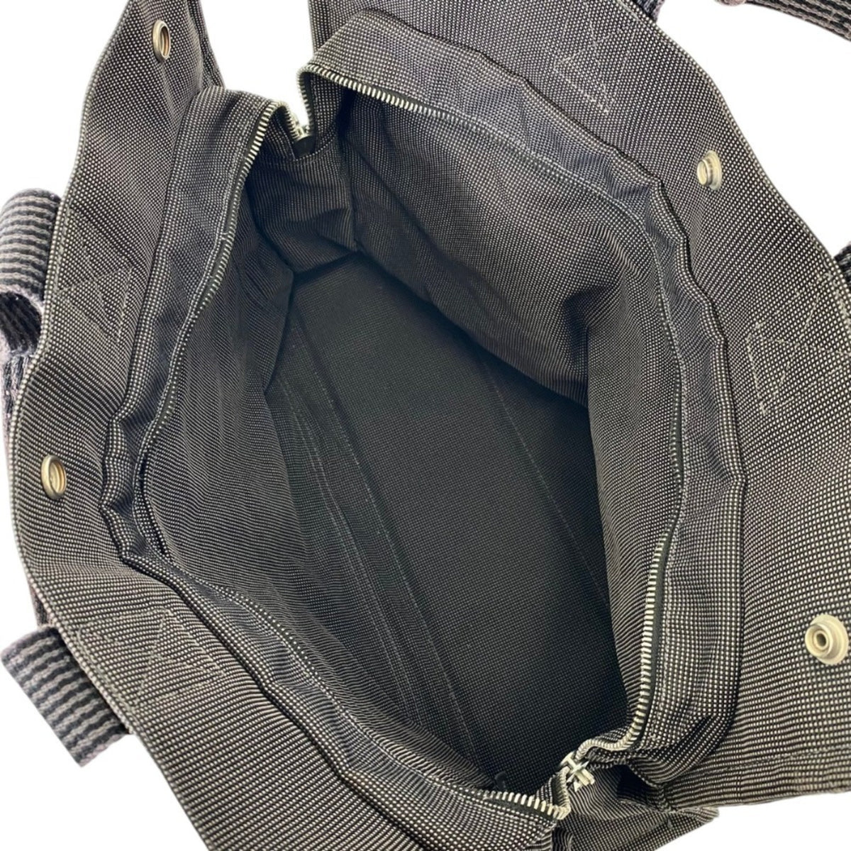 Hermes Her Line Gray Polyamide 69% Polyester 31% Tote Bag (Pre-Owned)