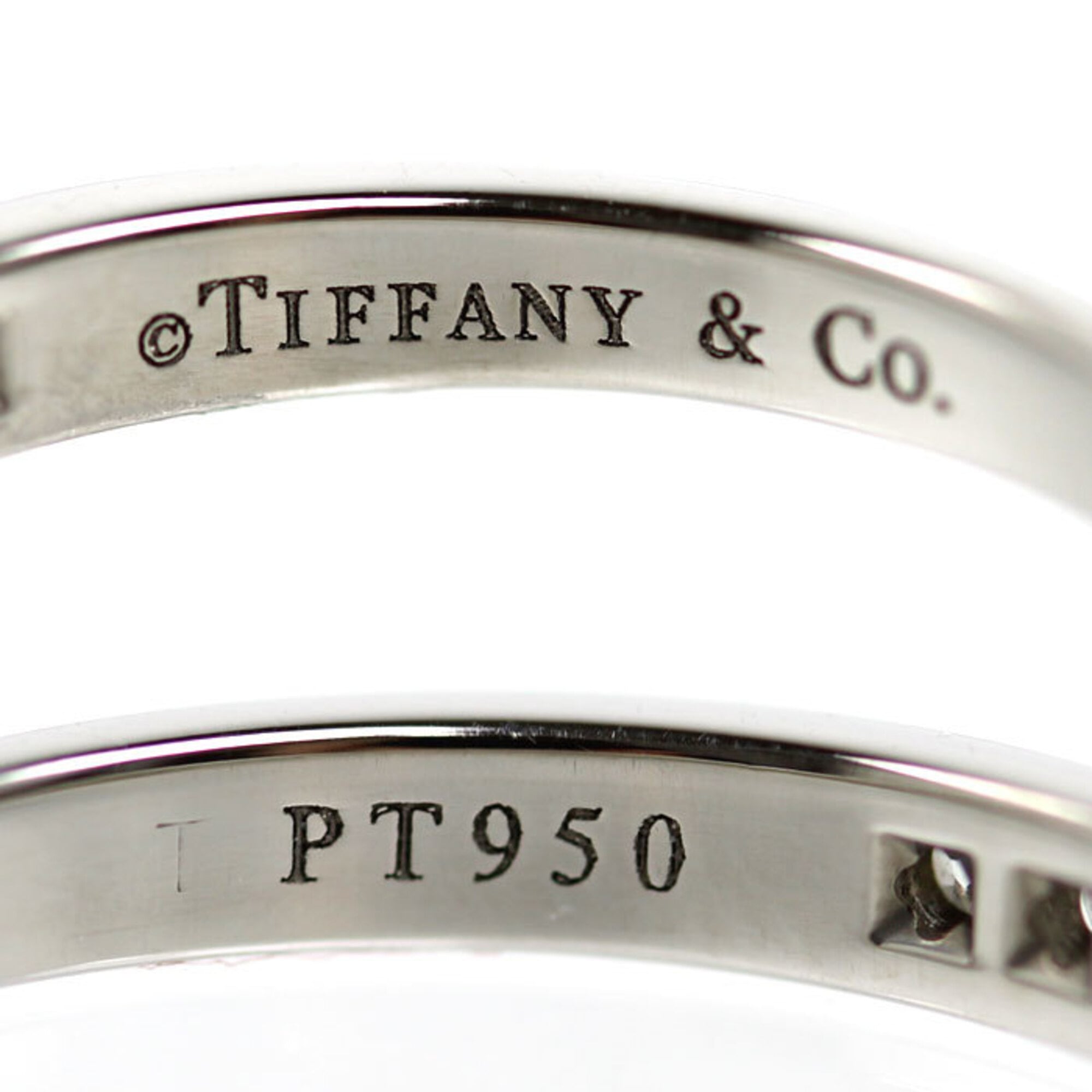 Tiffany Platinum 950 Band Ring (Pre-Owned)