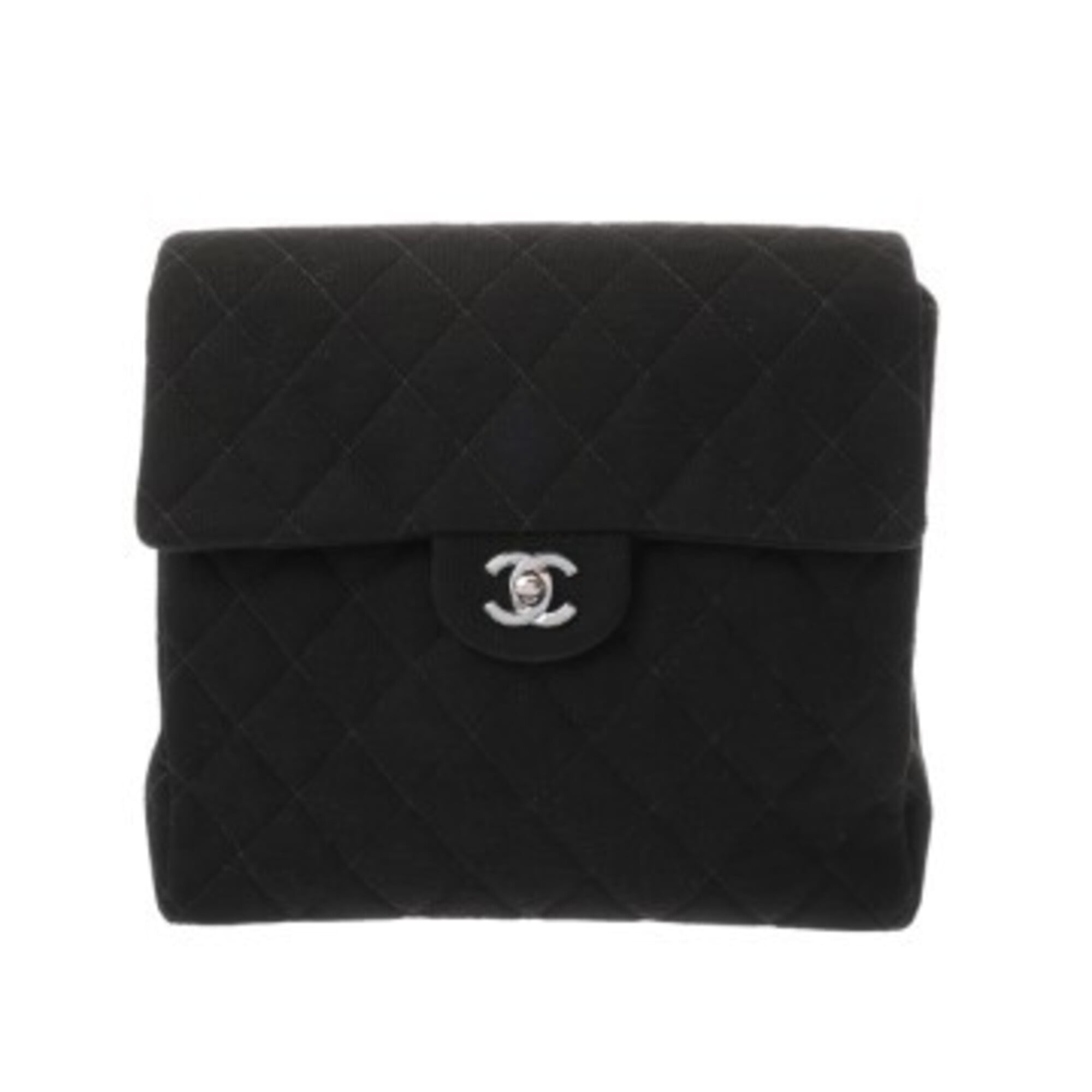 Chanel Black Jersey Backpack (Pre-Owned)