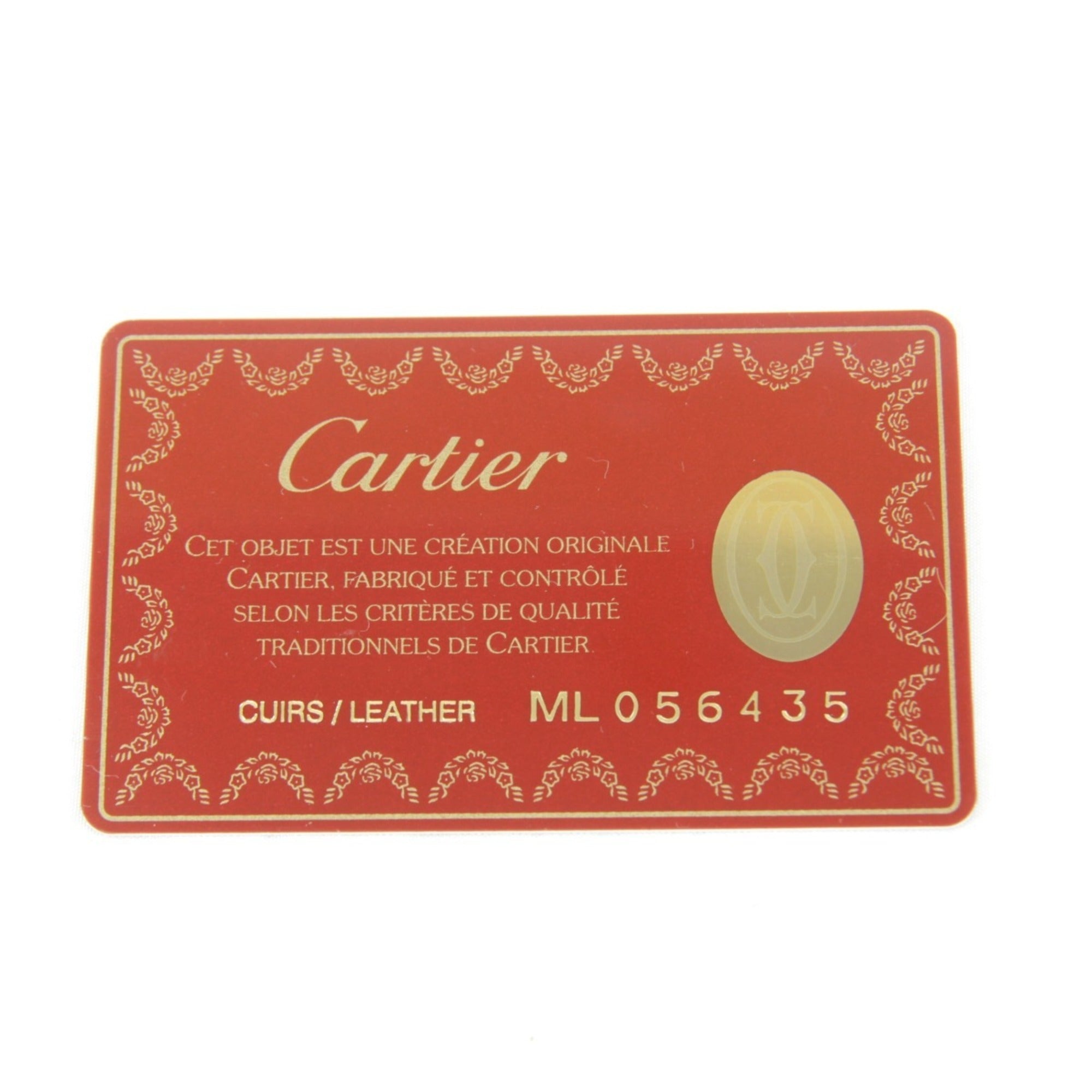 Cartier Cabochon Beige Leather Handbag (Pre-Owned)