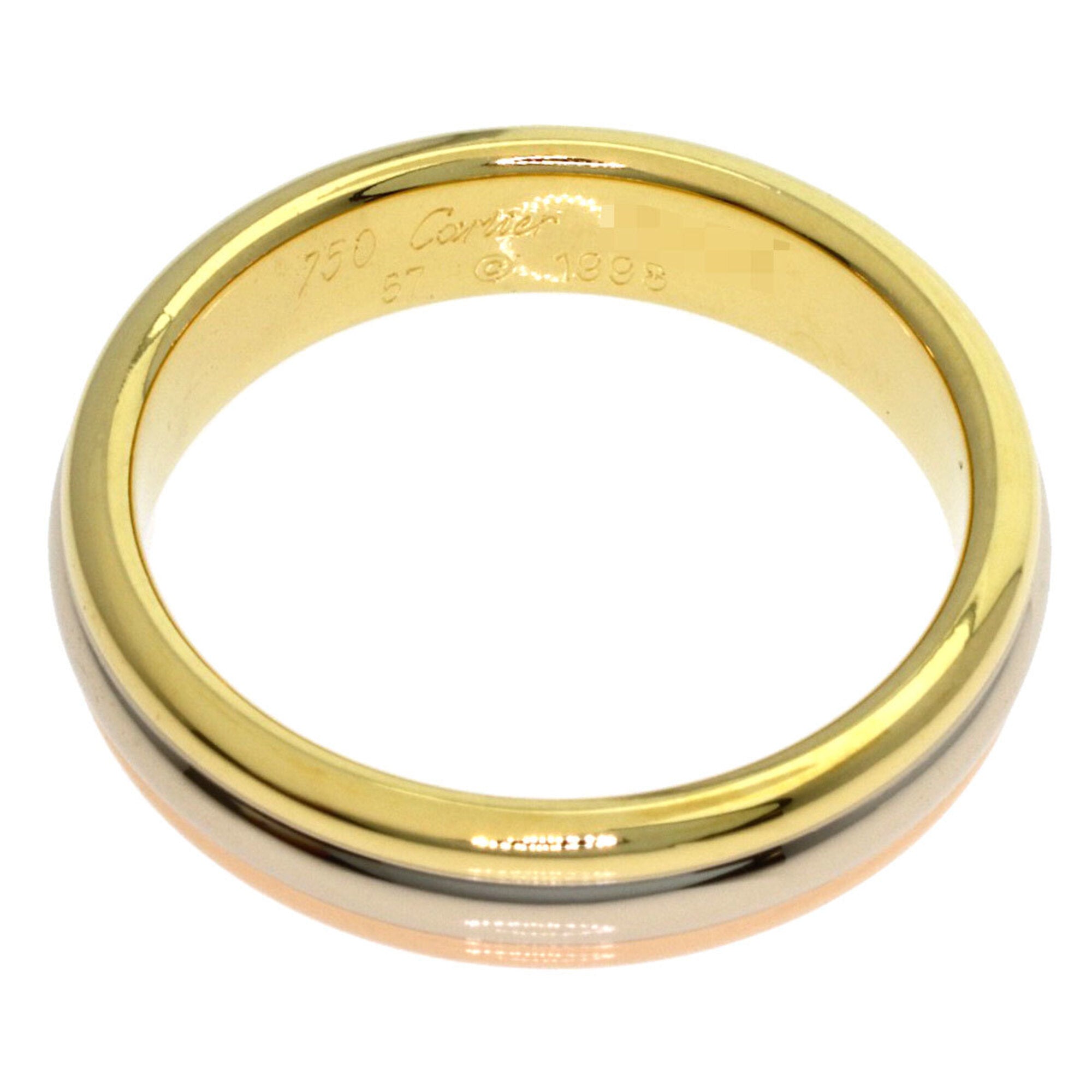 Cartier Yellow Gold (18K) Pink Gold (18K) White Gold (18K) Band Ring (Pre-Owned)