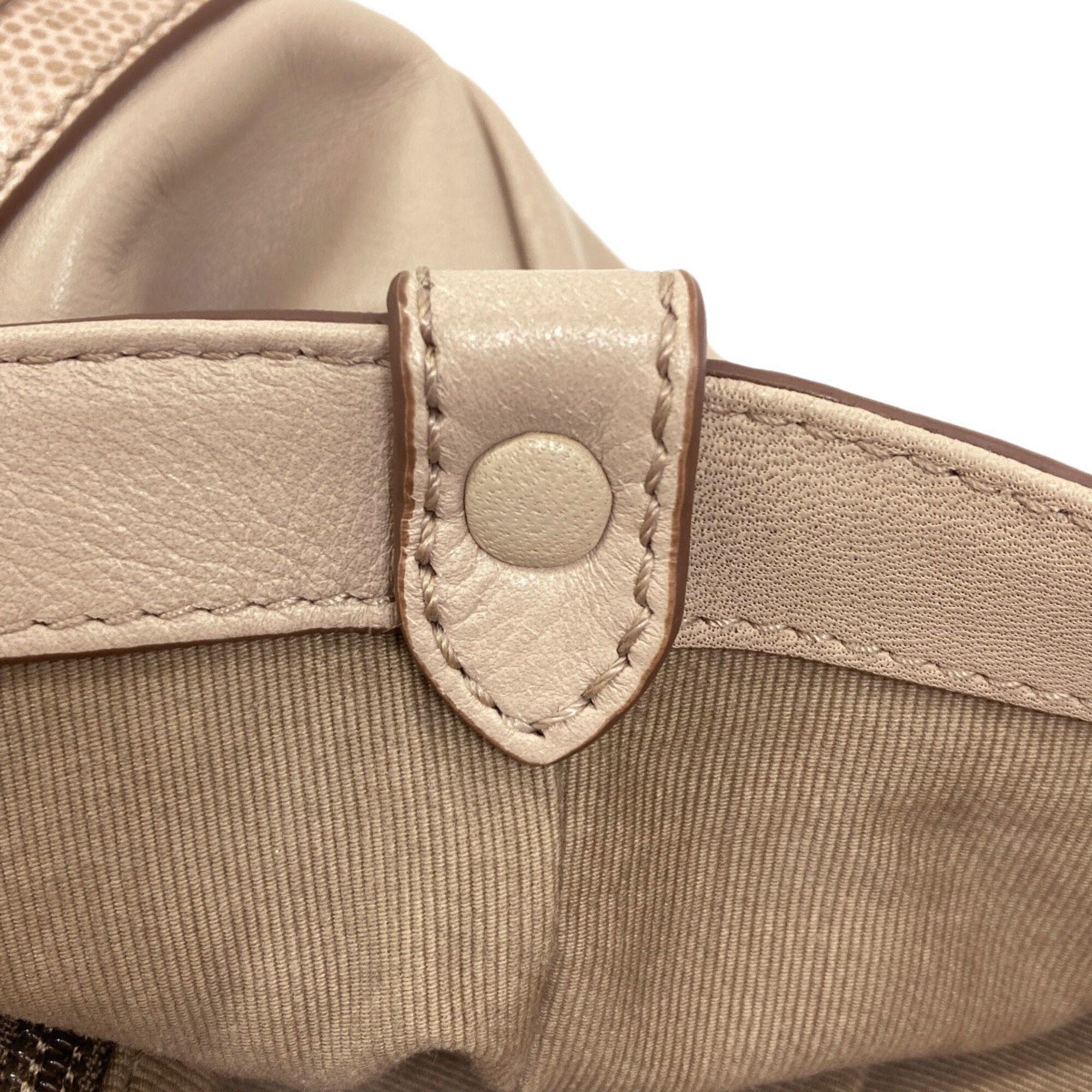 Bally Beige Leather Tote Bag (Pre-Owned)