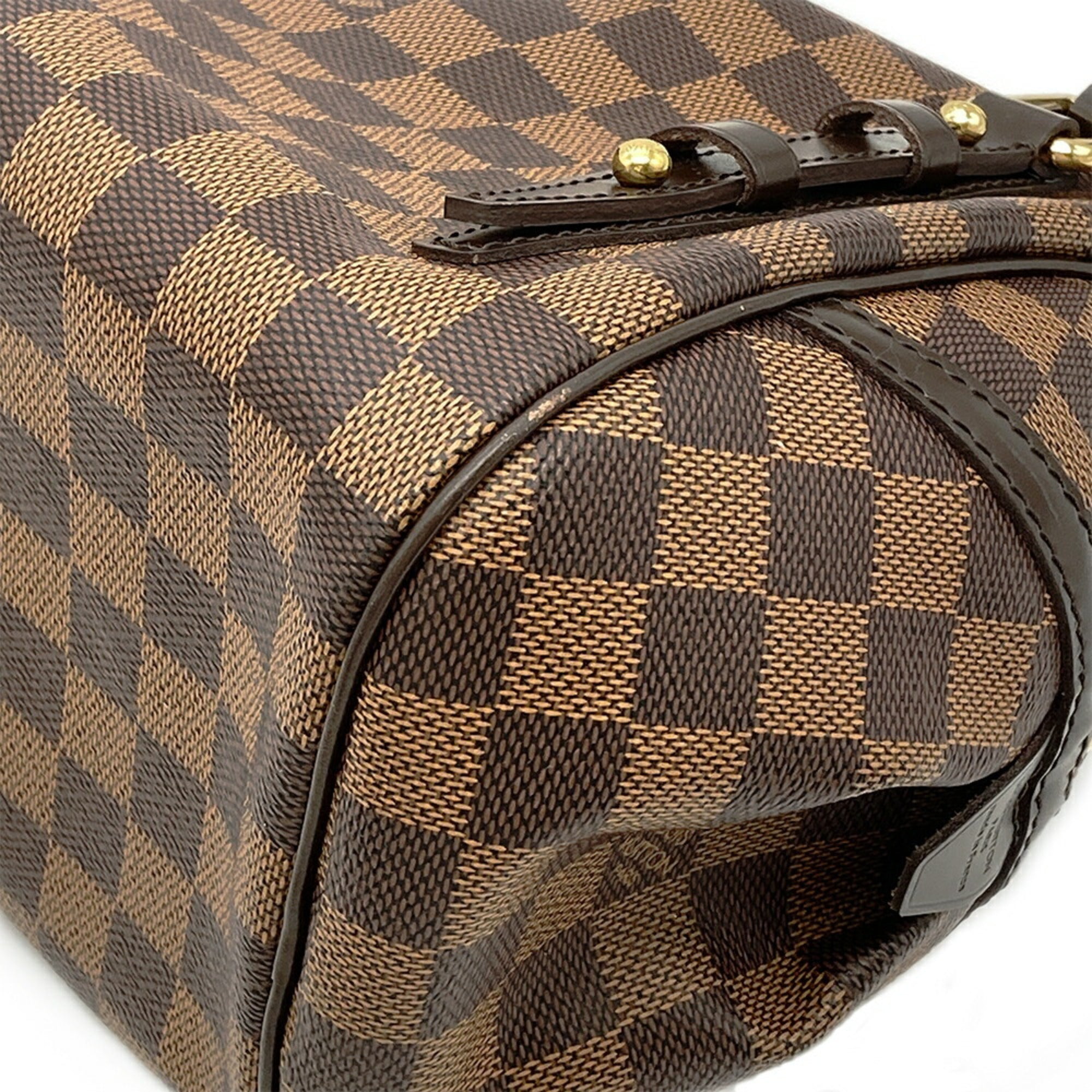Louis Vuitton Damier Brown Damier Canvas Ebene Galle Damier Canvas Shoulder Bag (Pre-Owned)
