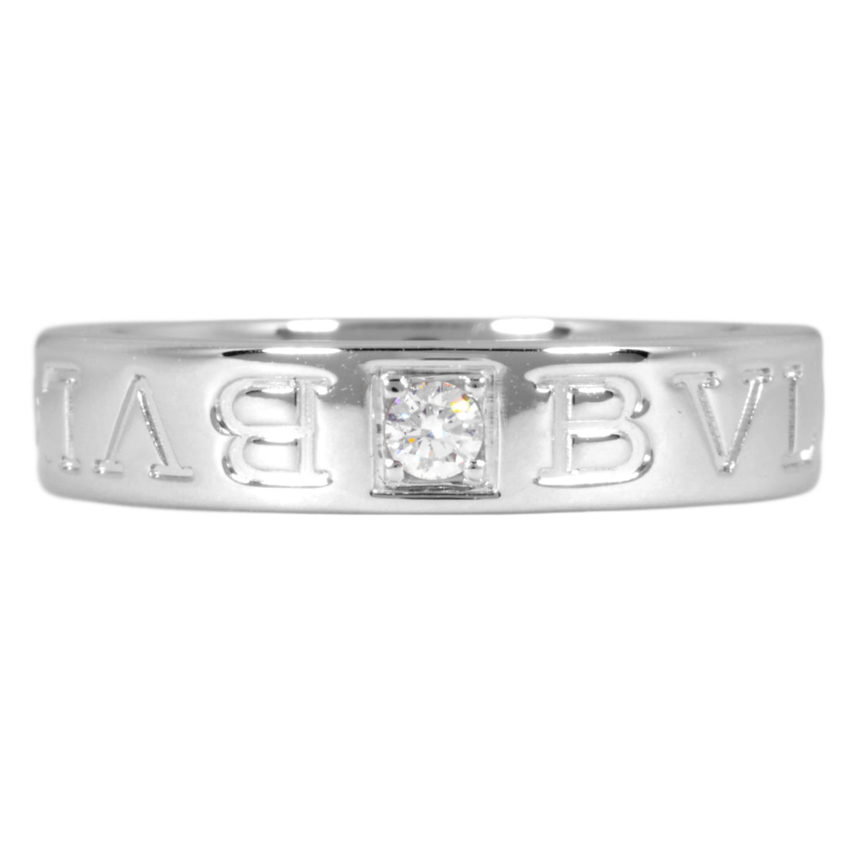 Bvlgari White Gold (18K) Band Ring (Pre-Owned)