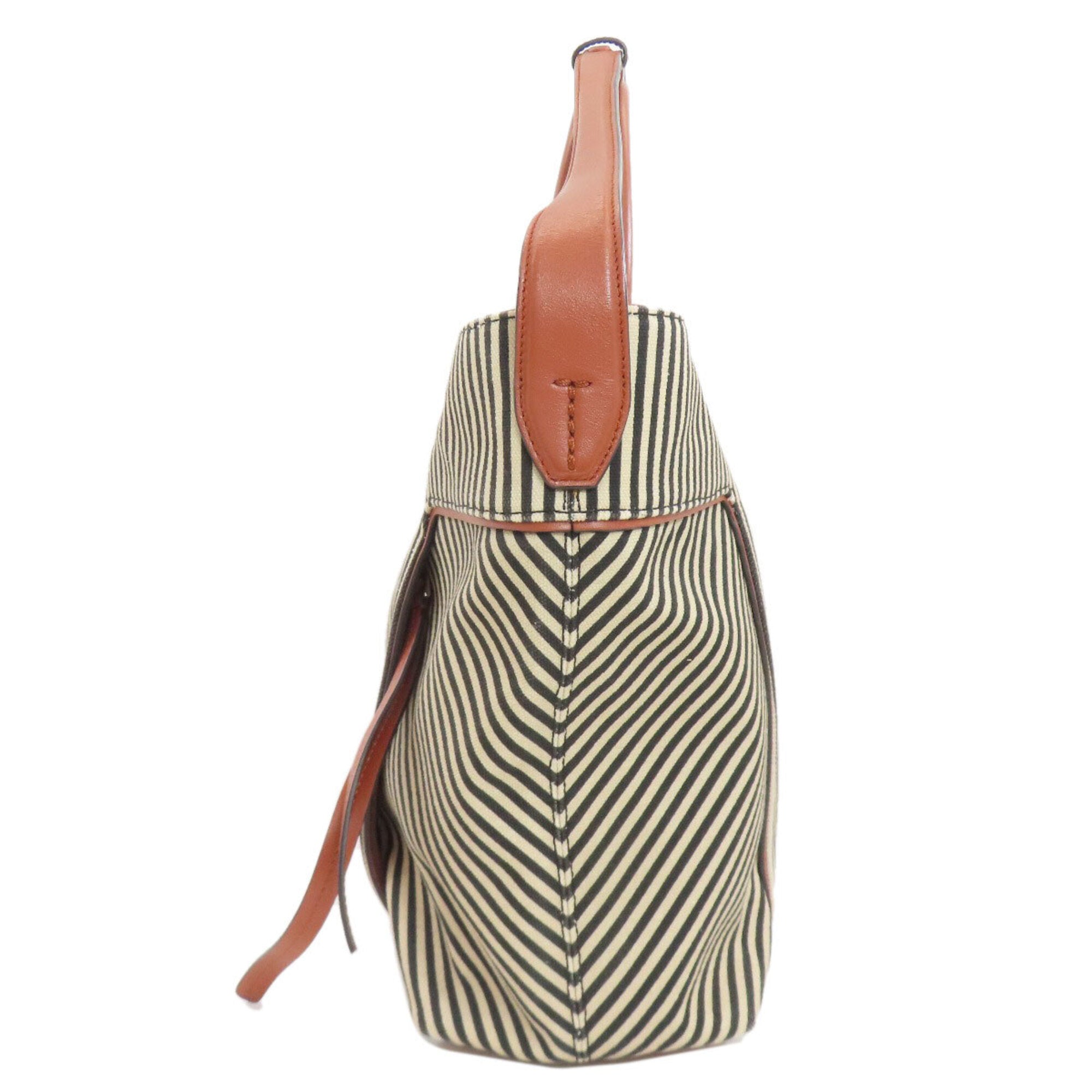 Tod's Brown Canvas Tote Bag (Pre-Owned)