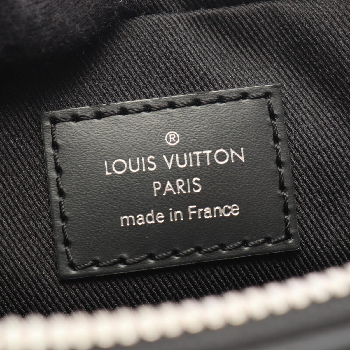 Louis Vuitton Black Coated Canvas Damier Graphite Leather Handbag Shoulder Bag (Pre-Owned)