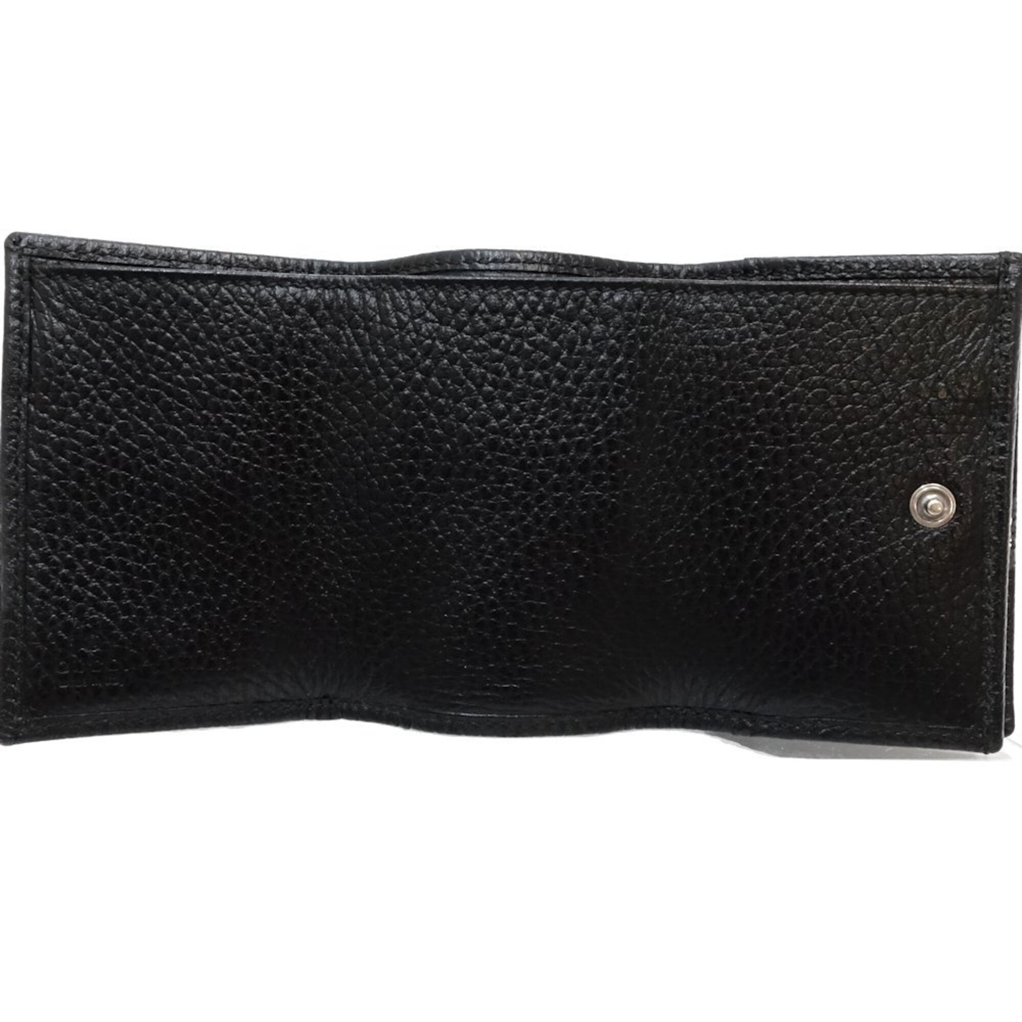Gucci Black Leather Wallet (Tri-Fold) (Pre-Owned)
