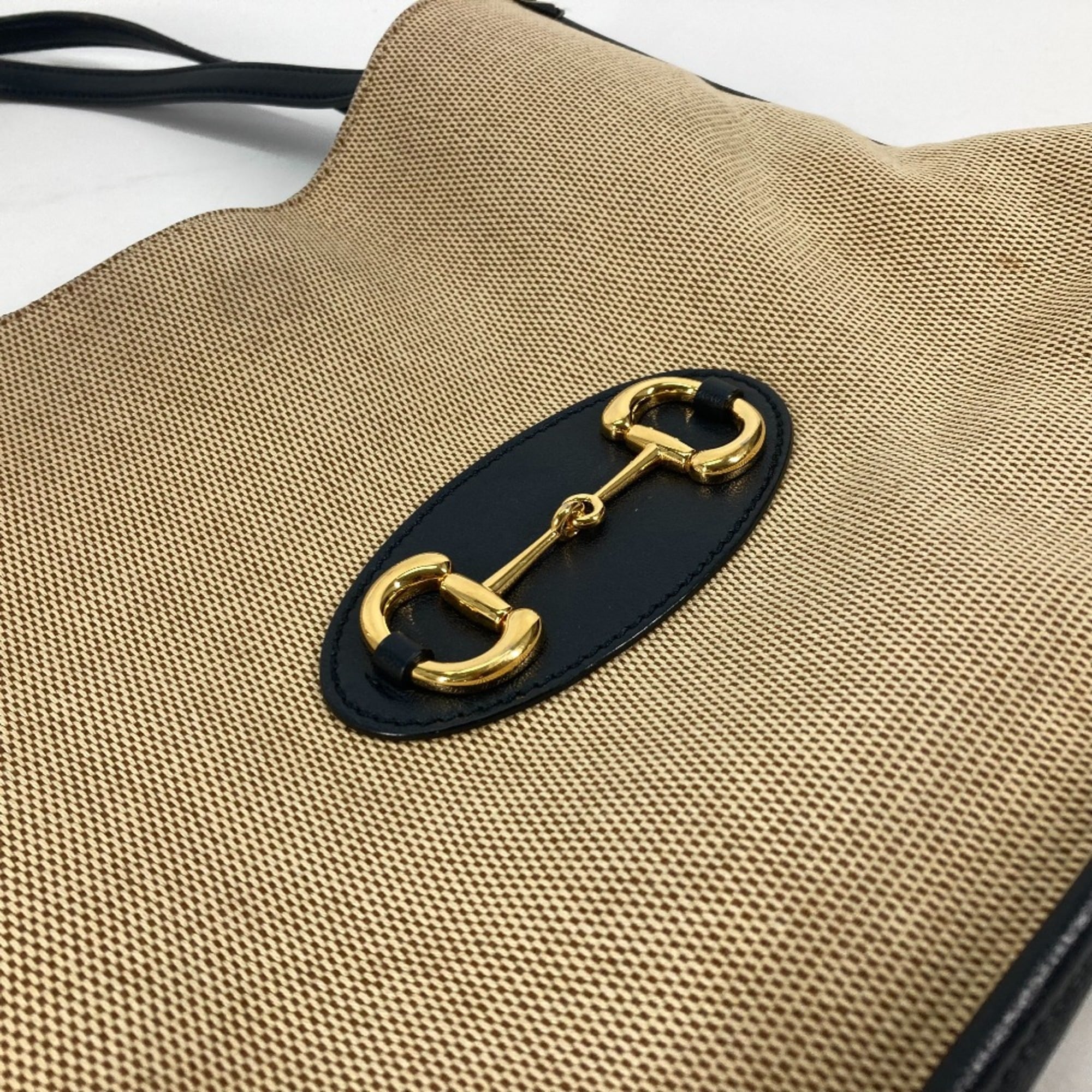Gucci Beige Cloth Tote Bag (Pre-Owned)