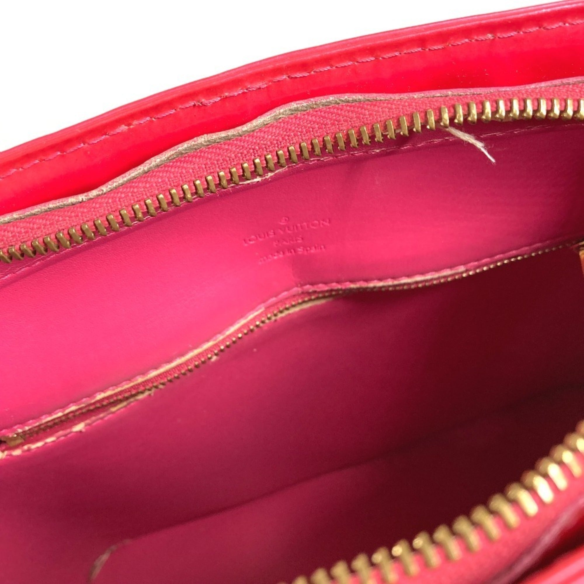 Louis Vuitton Fuchsia Pink Galle Pink Monogram Vernis Handbag Shoulder Bag Tote Bag (Pre-Owned)