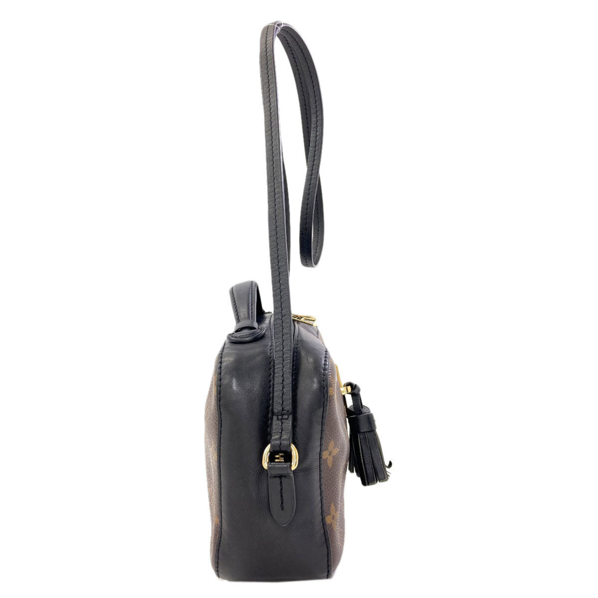 Louis Vuitton Black Brown Monogram Monogram Shoulder Bag (Pre-Owned)