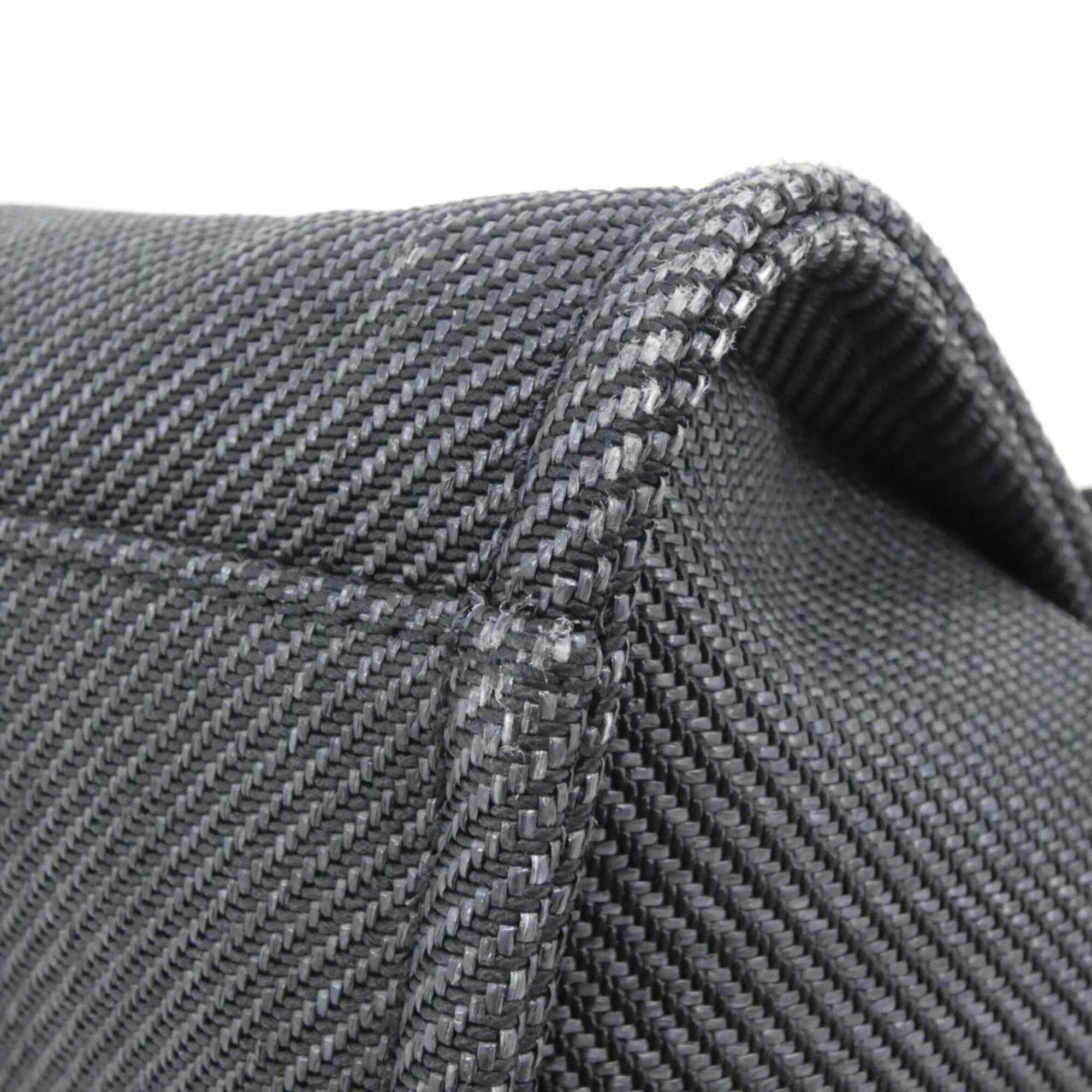 Chanel Black Nylon Canvas Handbag (Pre-Owned)