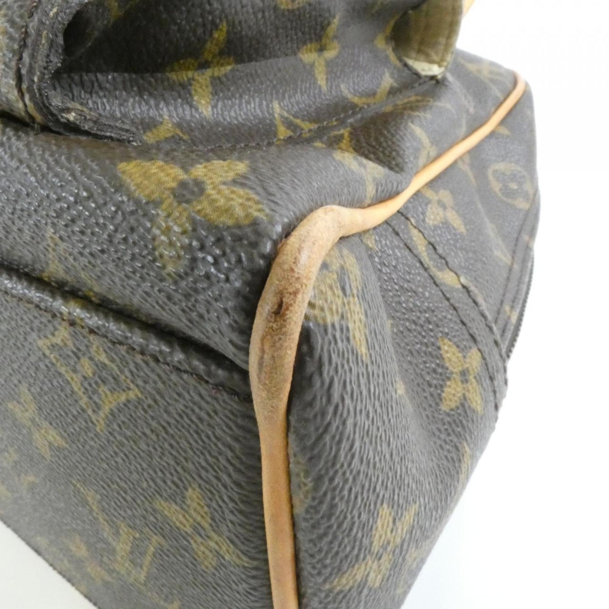 Louis Vuitton Monogram Marron Coated Canvas Handbag (Pre-Owned)