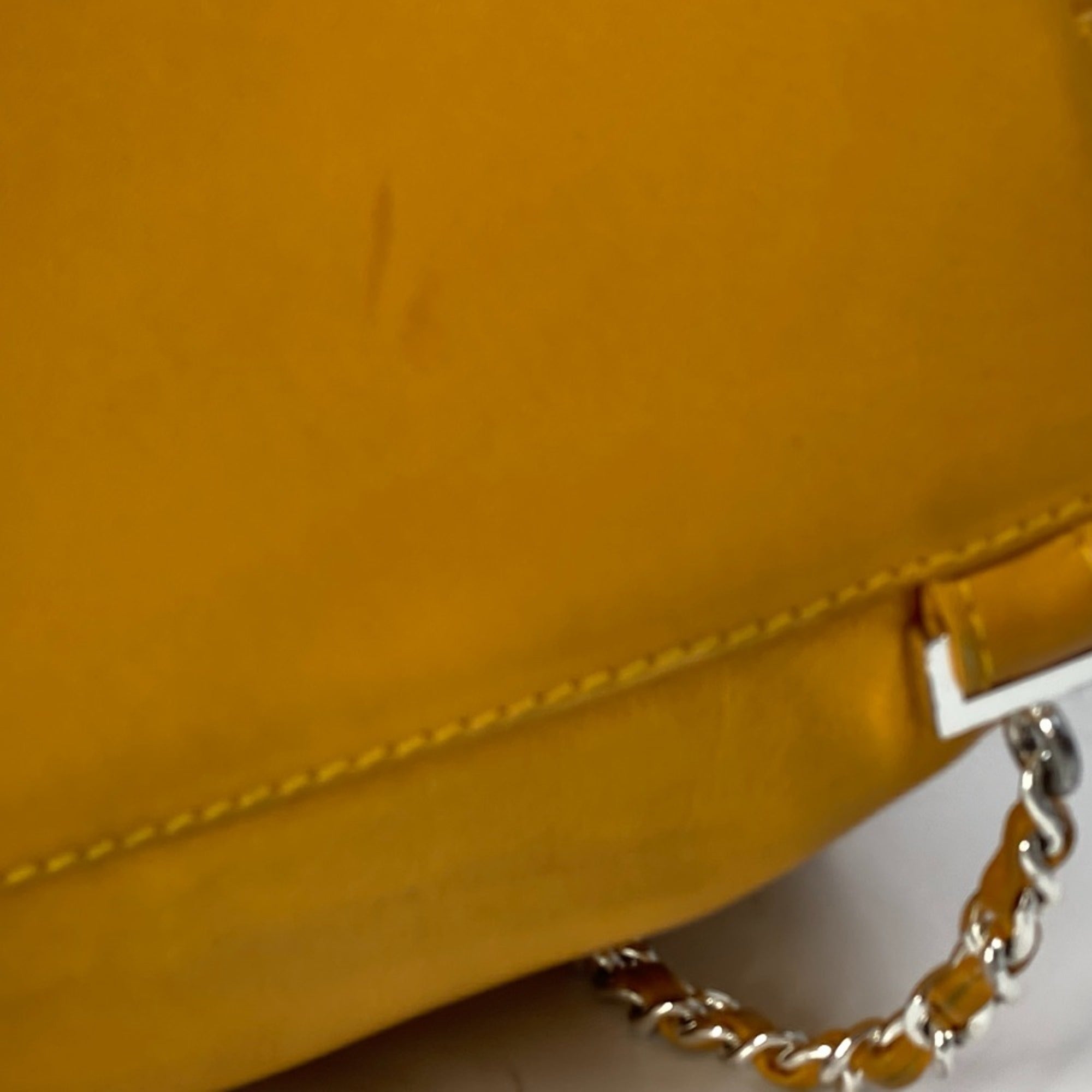 Chanel Yellow Leather Backpack (Pre-Owned)
