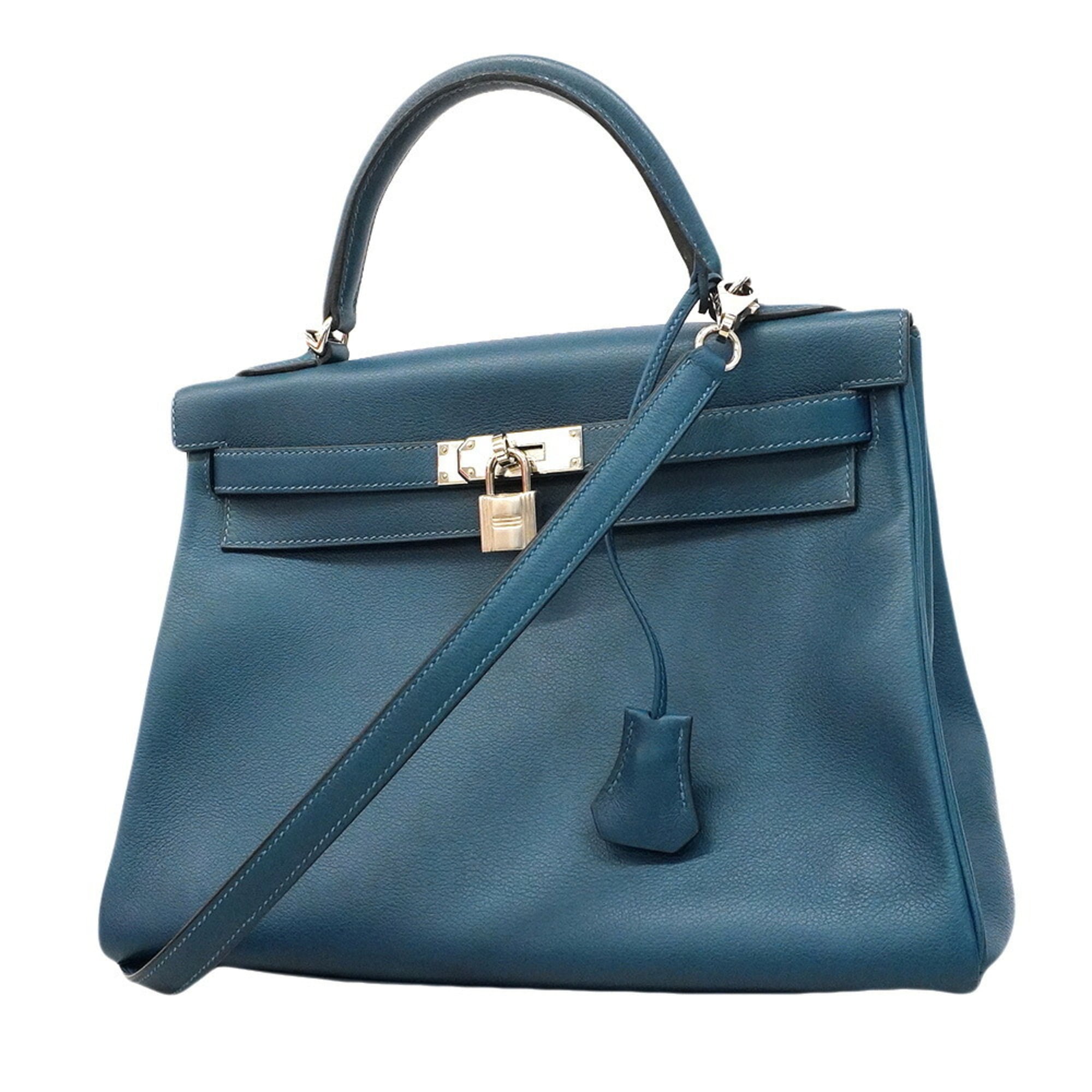 Hermes Deep Blue Handbag (Pre-Owned)