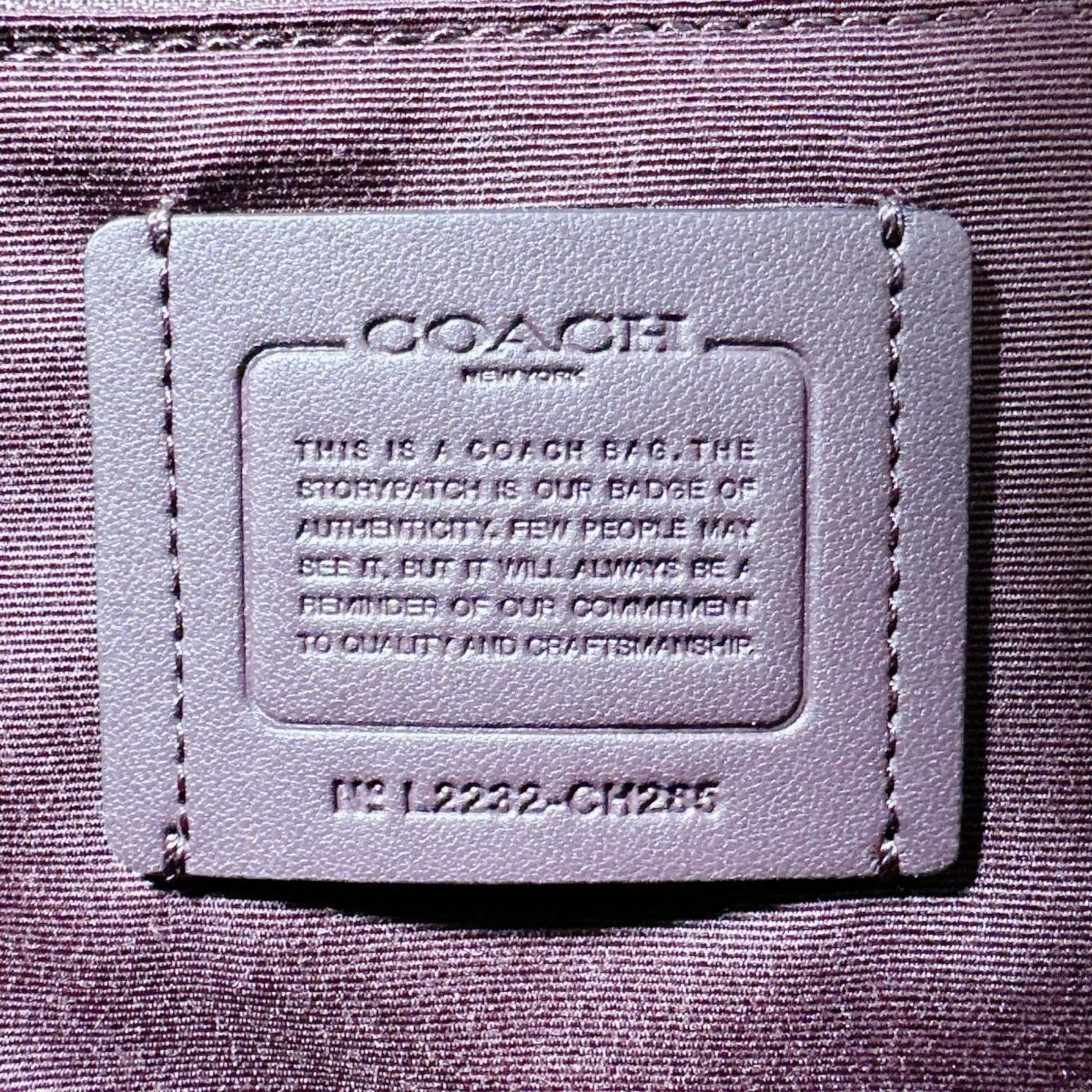 Coach Black Leather Tote Bag (Pre-Owned)