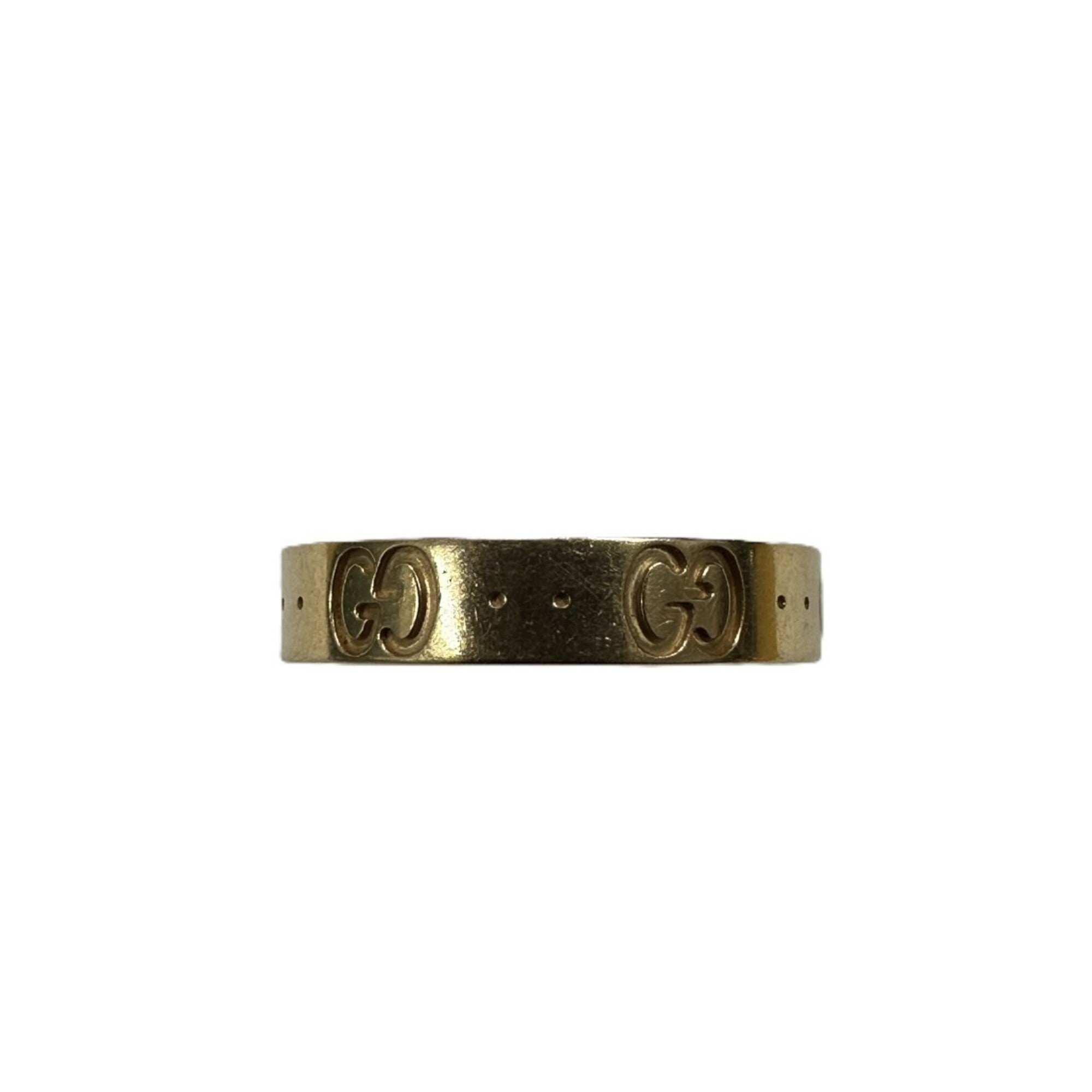 Gucci Icon Yellow Gold (18K) Band Ring (Pre-Owned)