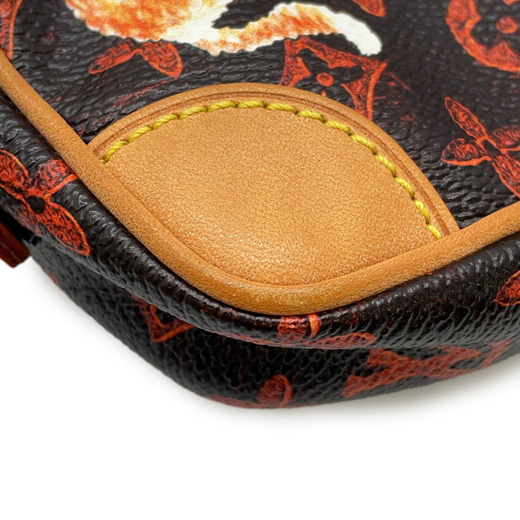 Louis Vuitton Monogram Brown Orange Monogram Handbag Shoulder Bag (Pre-Owned)