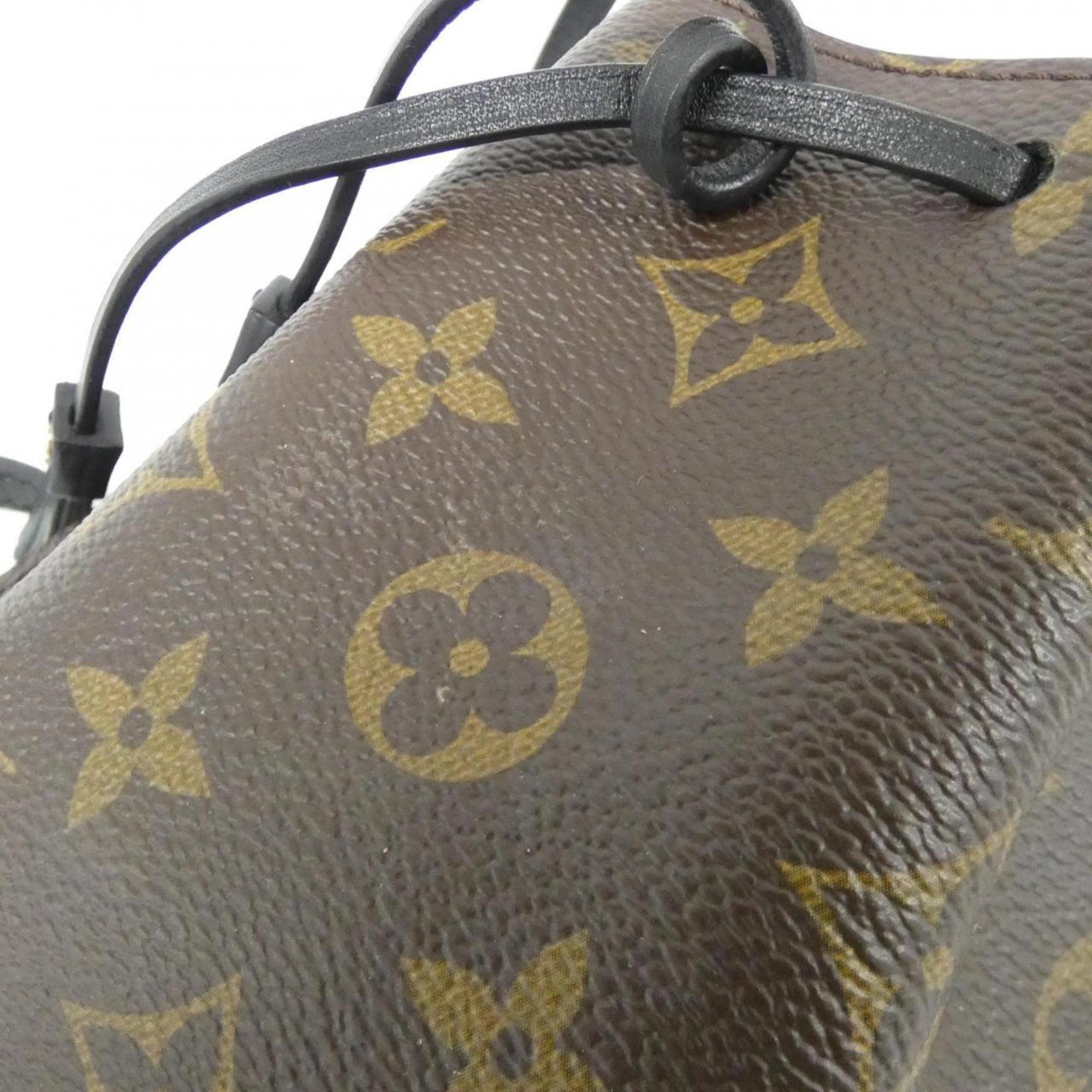 Louis Vuitton Monogram Marron Coated Canvas Shoulder Bag (Pre-Owned)