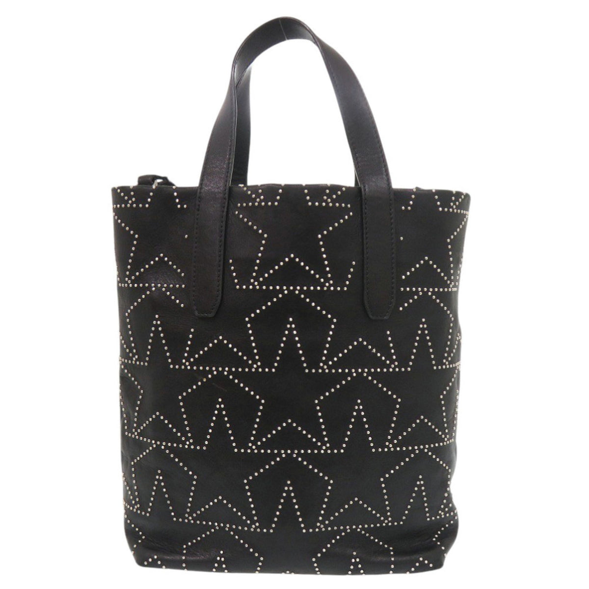 Jimmy Choo Black Leather Tote Bag (Pre-Owned)