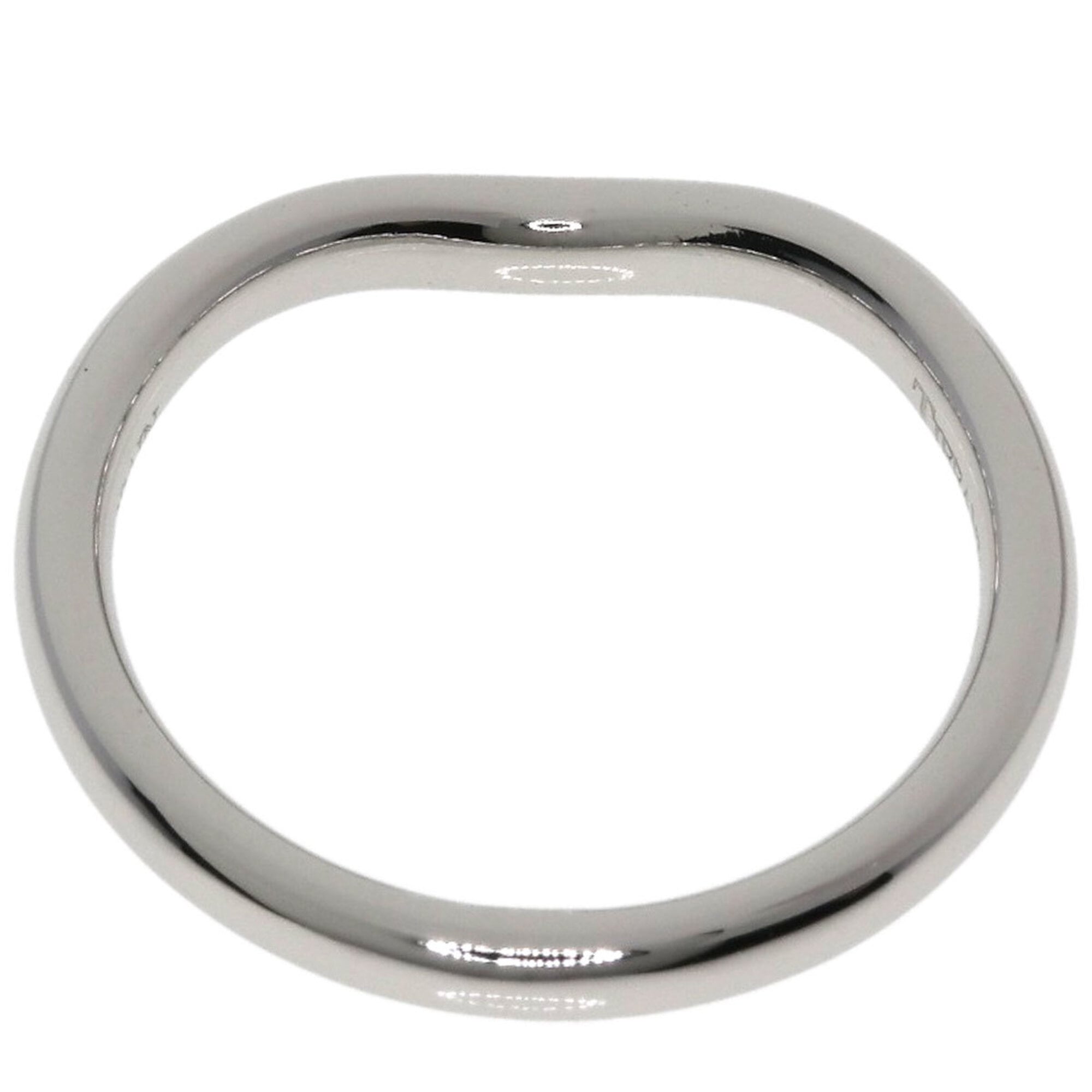 Tiffany Silver Platinum 950 Band Ring (Pre-Owned)