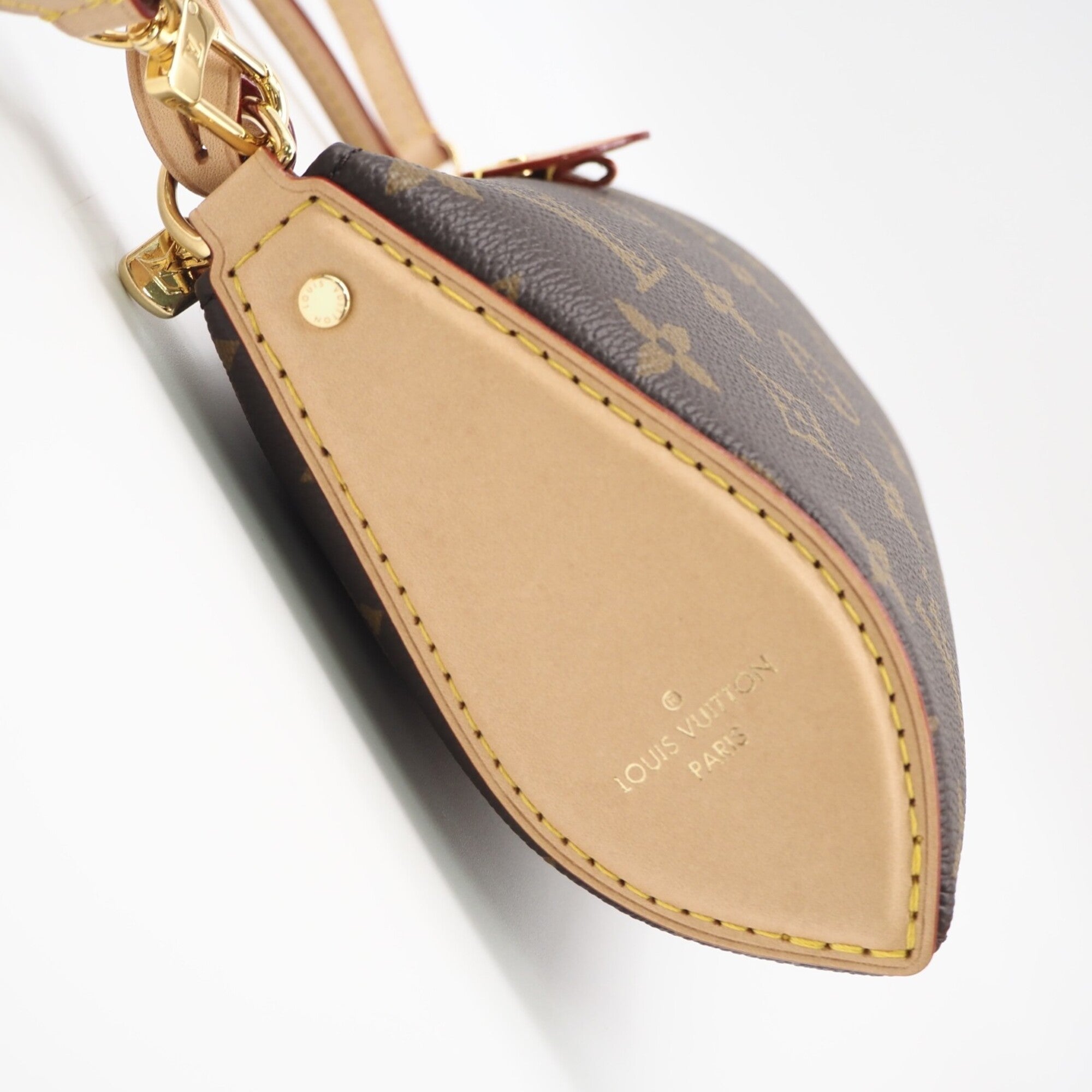 Louis Vuitton Beige Brown Monogram Monogram Handbag Pochette (Pre-Owned)