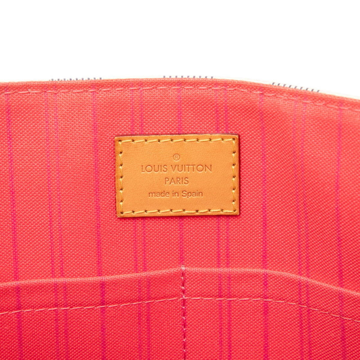 Louis Vuitton Damier Azur Pink White Pvc Leather Shoulder Bag Tote Bag (Pre-Owned)