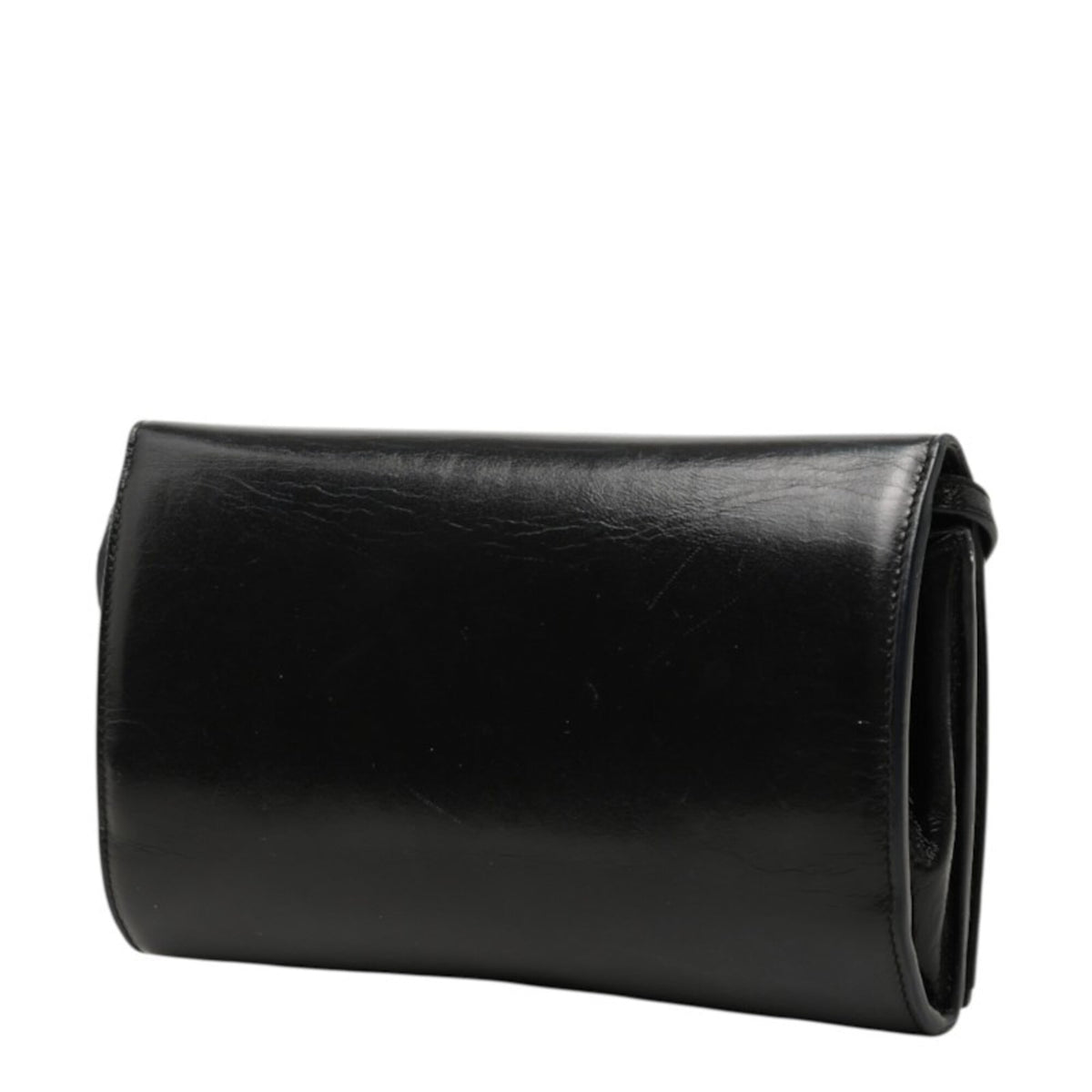 Saint Laurent Black Leather Shoulder Bag (Pre-Owned)