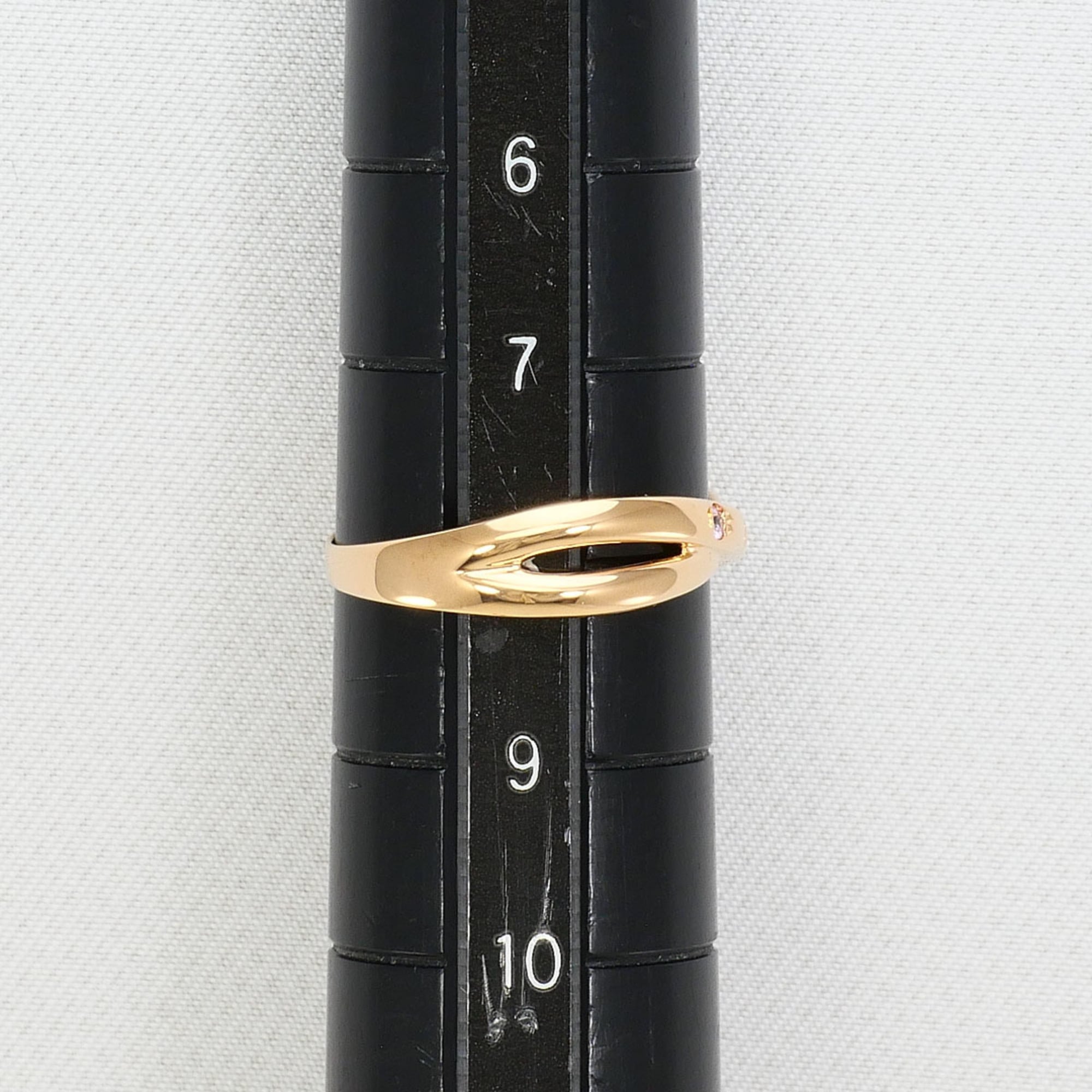 Unbranded Pink Gold Pink Pink Gold (18K) Band Ring (Pre-Owned)