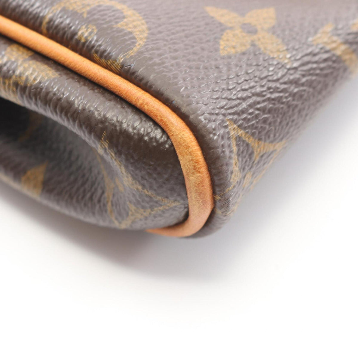 Louis Vuitton Brown Pvc Coated Canvas Leather Handbag Shoulder Bag (Pre-Owned)