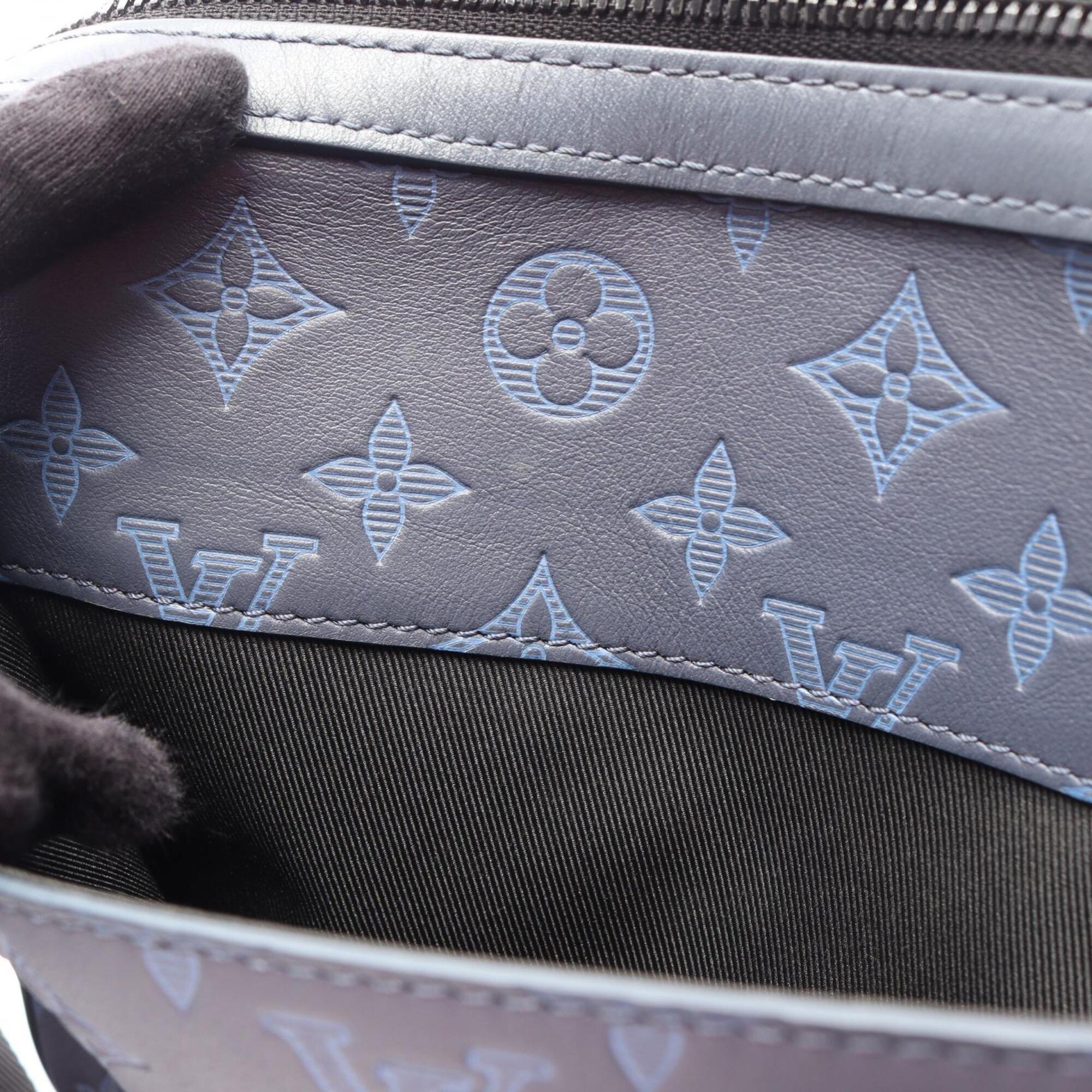 Louis Vuitton Navy Monogram Shadow Shoulder Bag (Pre-Owned)
