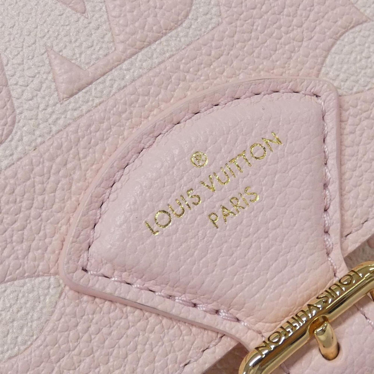 Louis Vuitton Pink Leather Backpack (Pre-Owned)