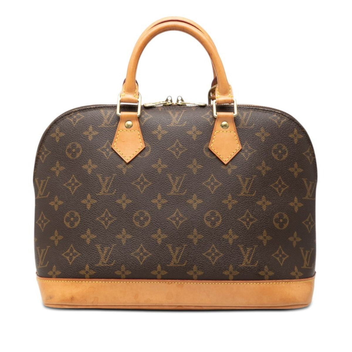Louis Vuitton Monogram Brown Pvc Leather Handbag (Pre-Owned)