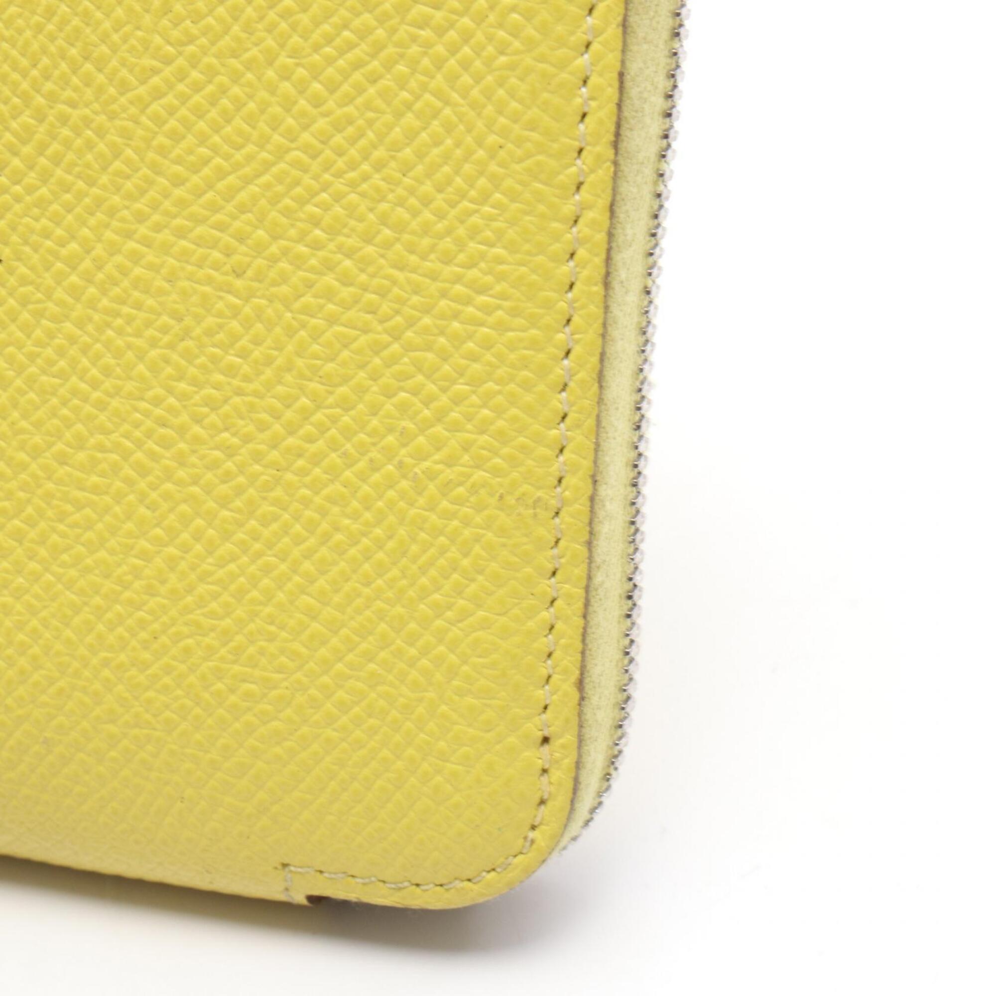 Hermes Yellow Epsom Leather Long Wallet (Bi-Fold) (Pre-Owned)