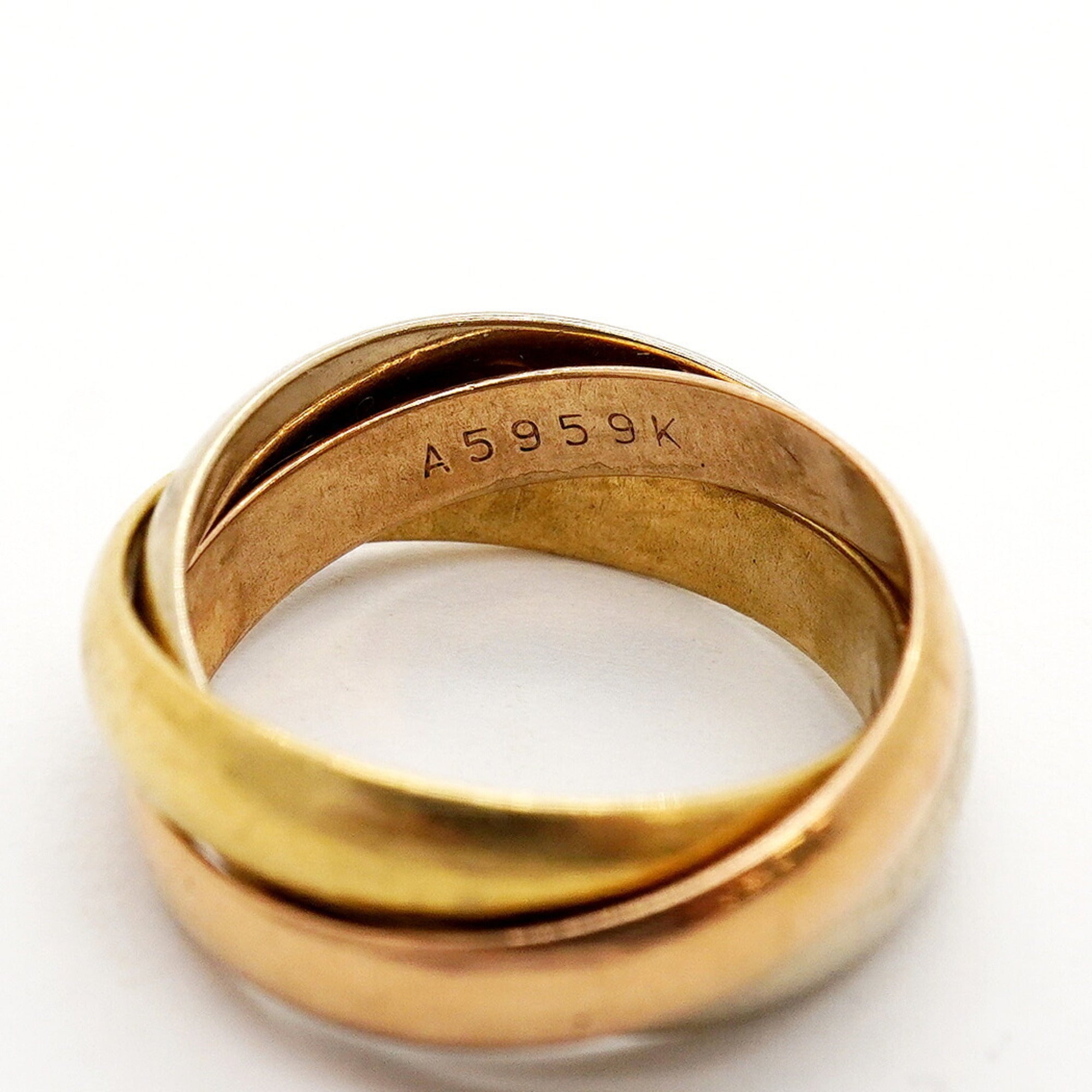 Cartier Yellow Gold (18K) Pink Gold (18K) White Gold (18K) Band Ring (Pre-Owned)