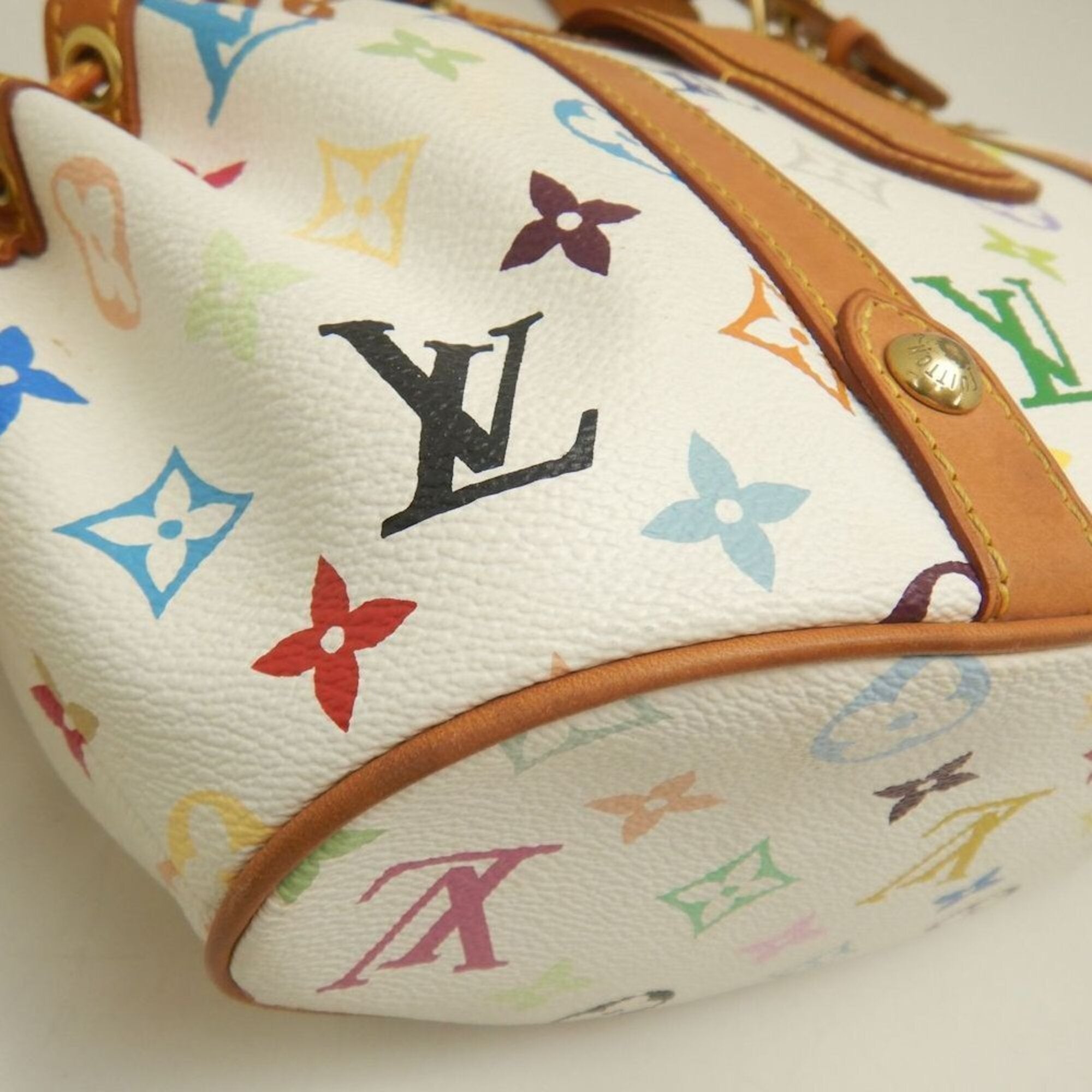 Louis Vuitton Blanc Monogram Multi-Color Monogram Handbag (Pre-Owned)