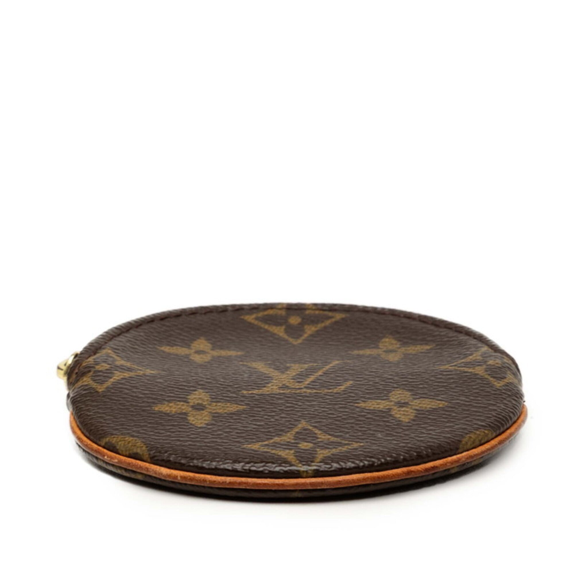 Louis Vuitton Brown Pvc Leather Coin Purse/Coin Case (Pre-Owned)