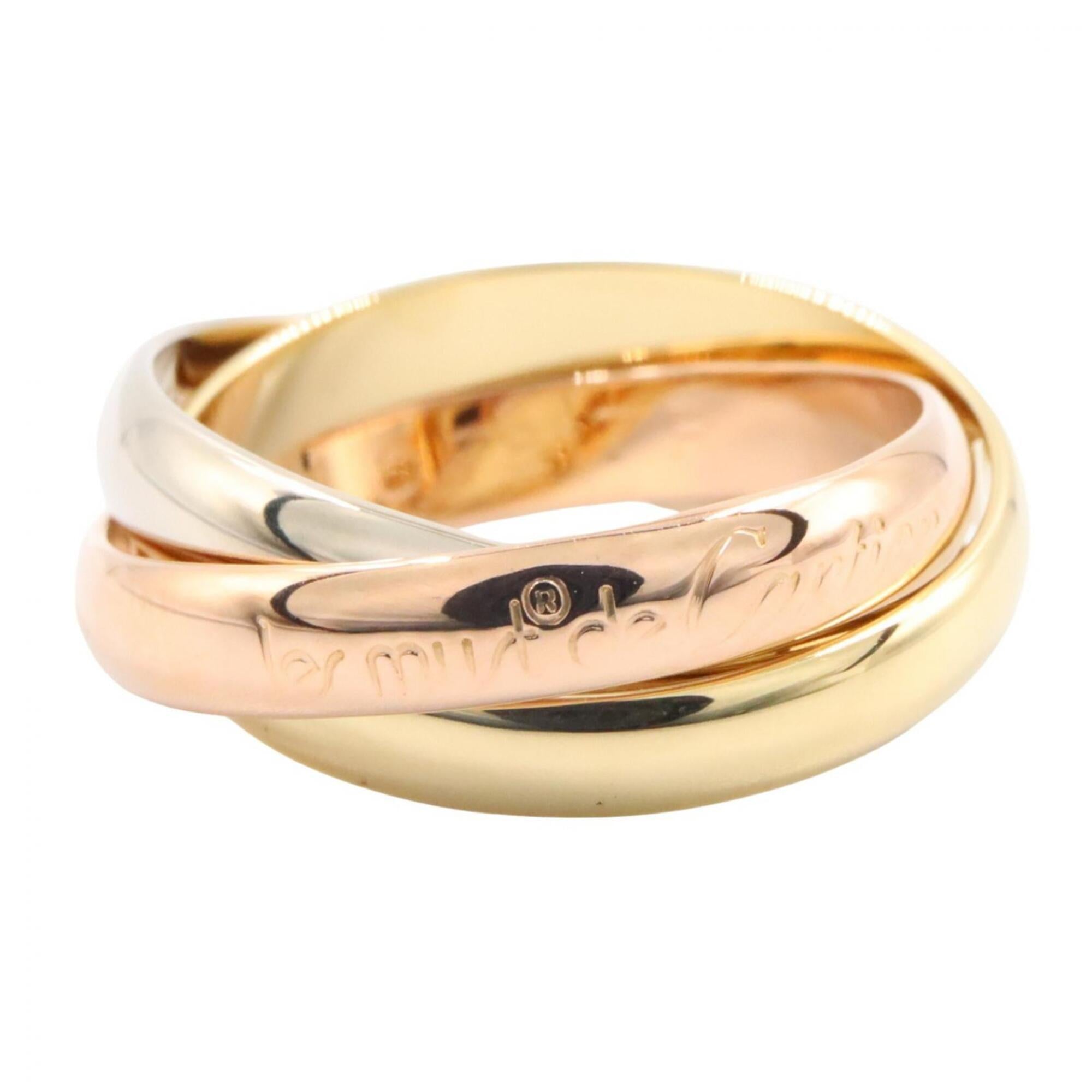 Cartier Gold Silver Yellow Gold (18K) Pink Gold (18K) White Gold (18K) Band Ring (Pre-Owned)