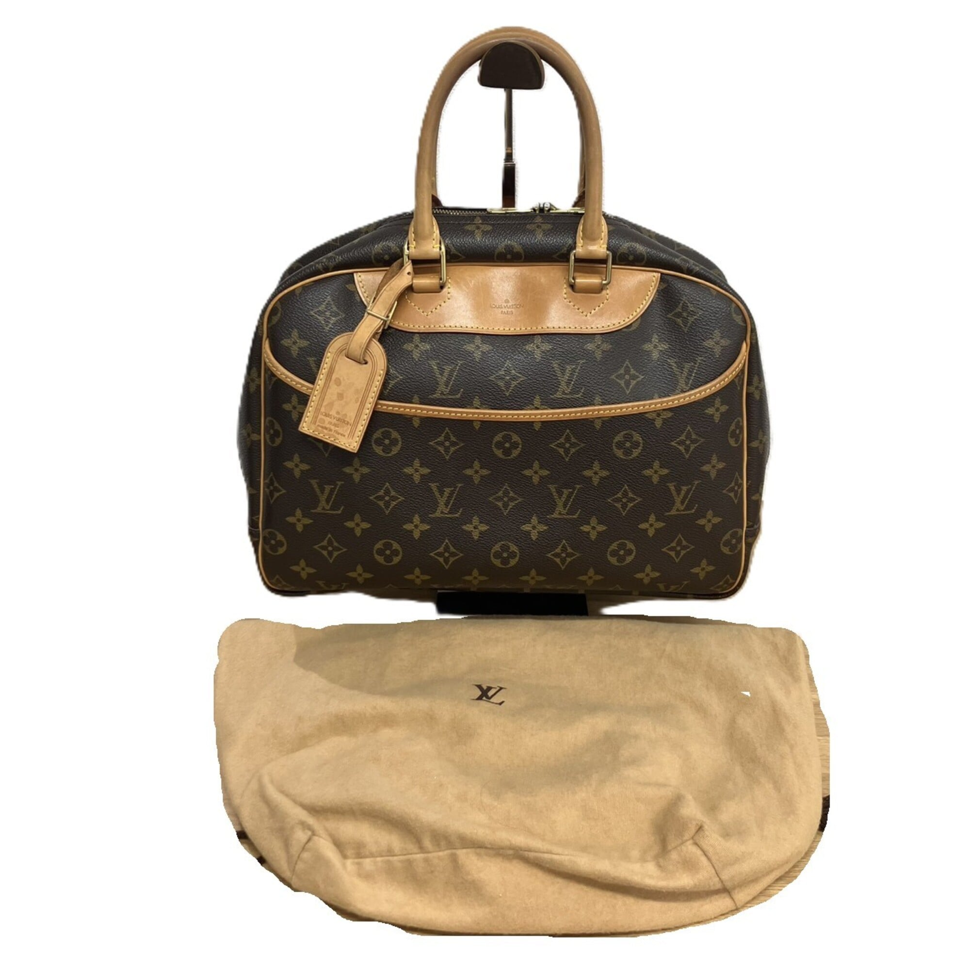 Louis Vuitton Monogram Brown Pvc Handbag (Pre-Owned)