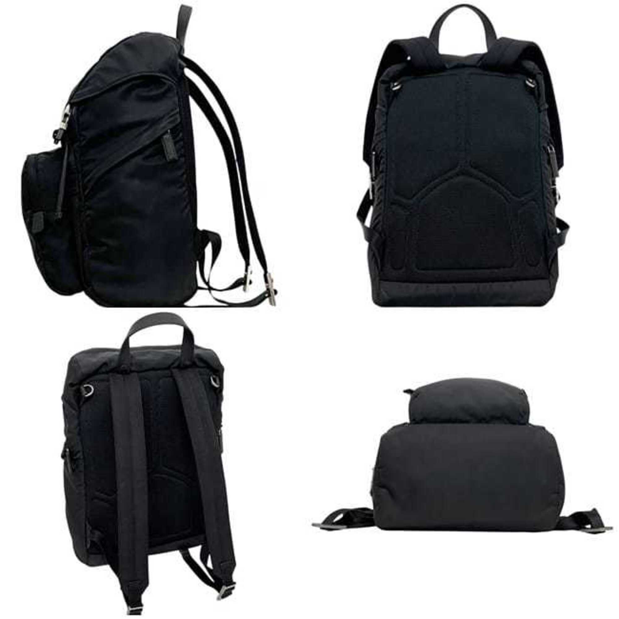 Prada Black Nero Nylon Backpack (Pre-Owned)