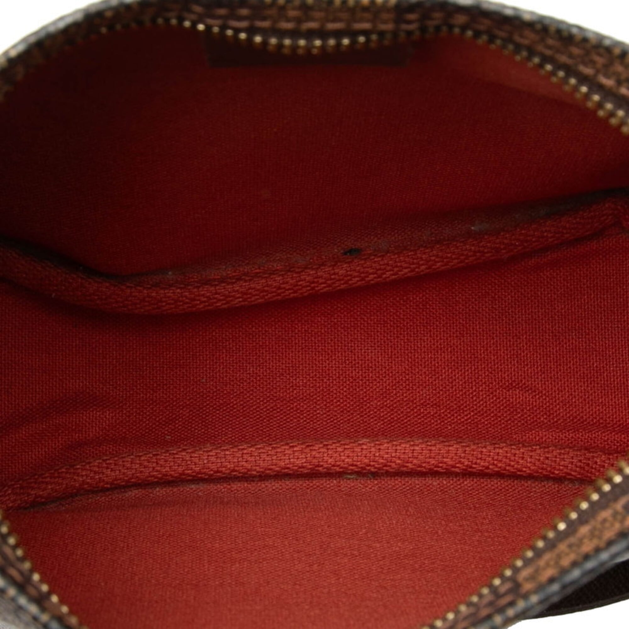 Louis Vuitton Brown Pvc Leather Handbag (Pre-Owned)