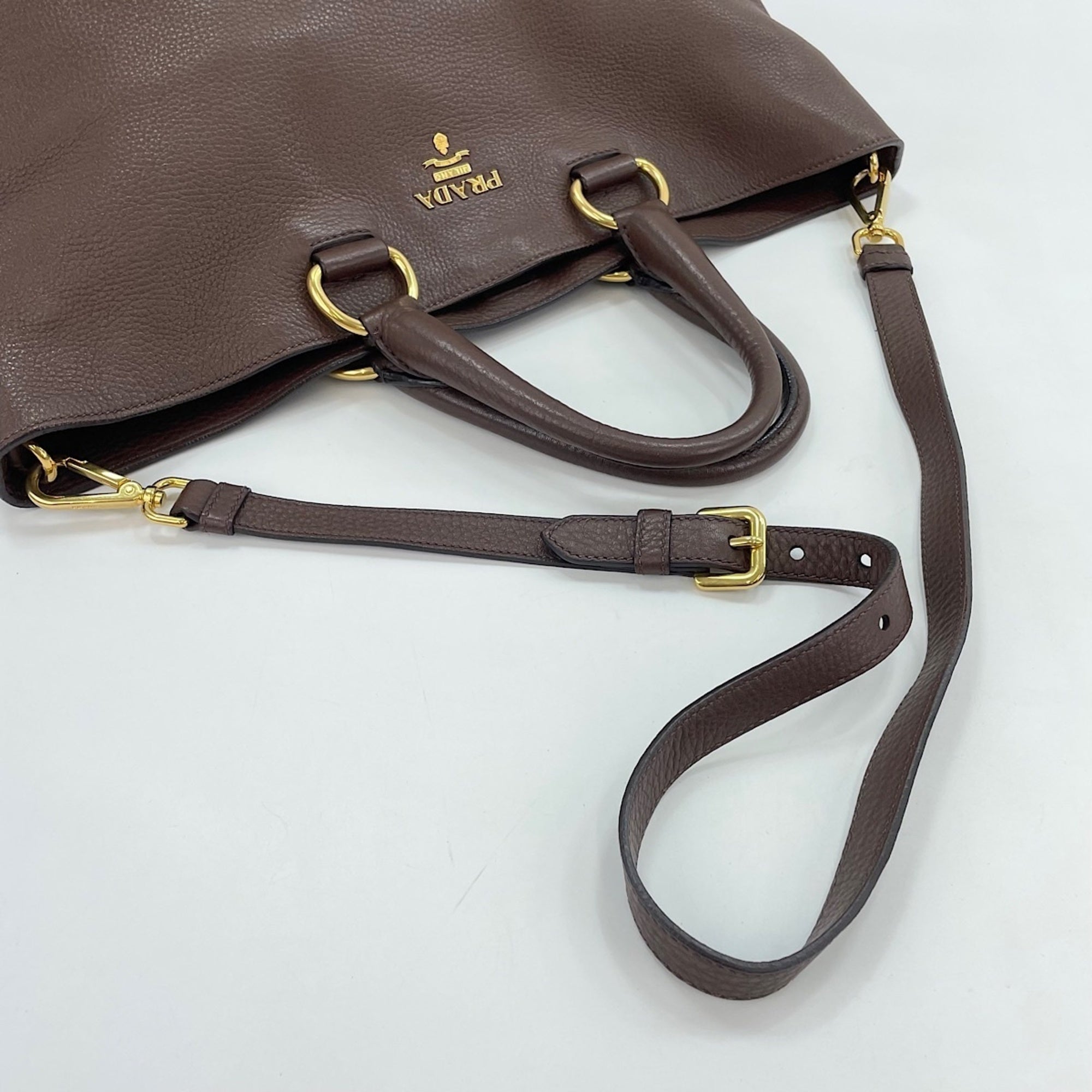 Prada Brown Tote Bag (Pre-Owned)