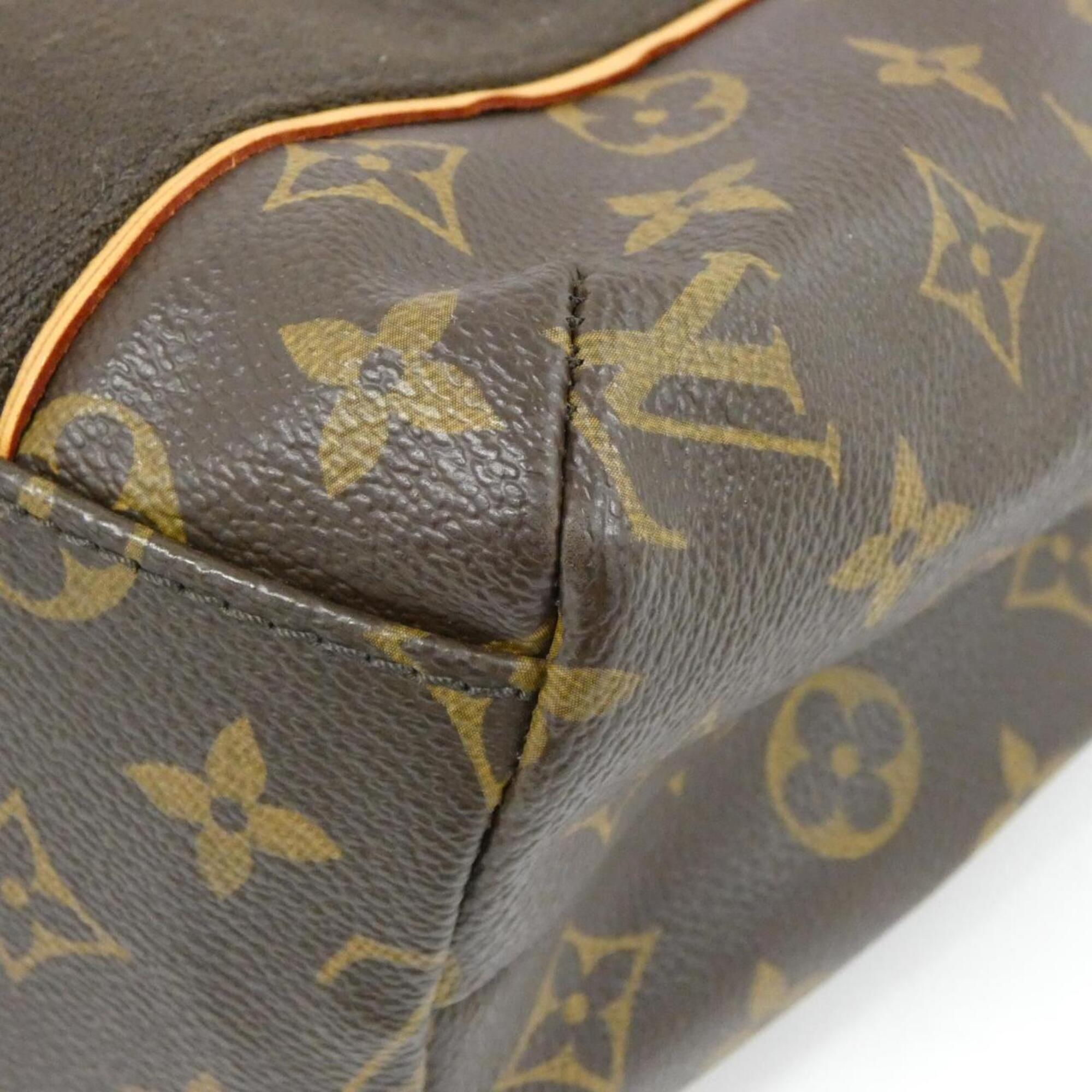 Louis Vuitton Marron Coated Canvas Handbag (Pre-Owned)