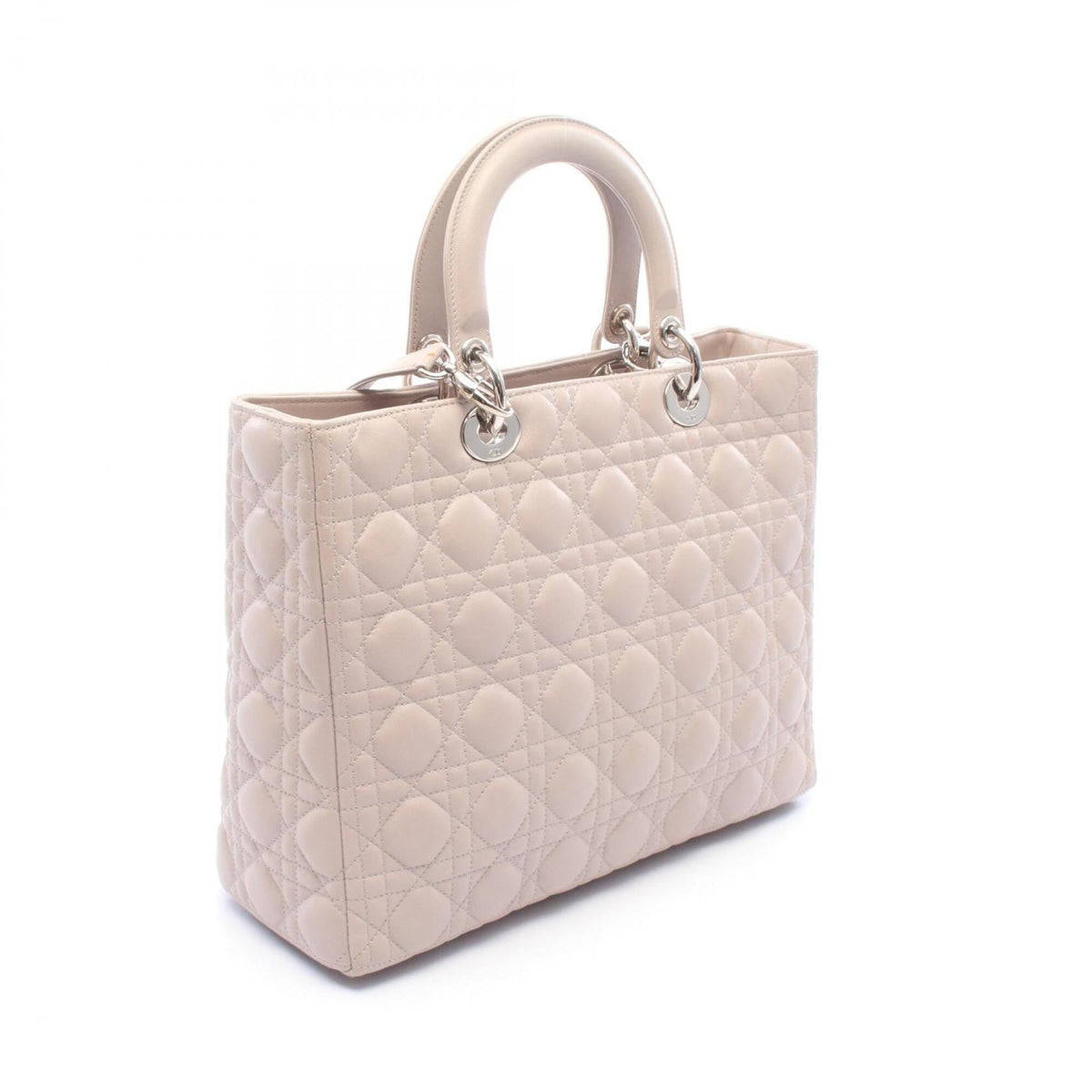 Christian Dior Beige Leather Handbag (Pre-Owned)