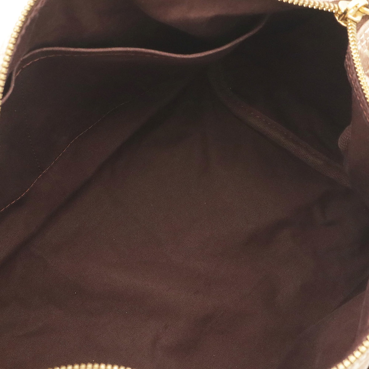 Louis Vuitton Sepia Canvas Leather Handbag Shoulder Bag (Pre-Owned)