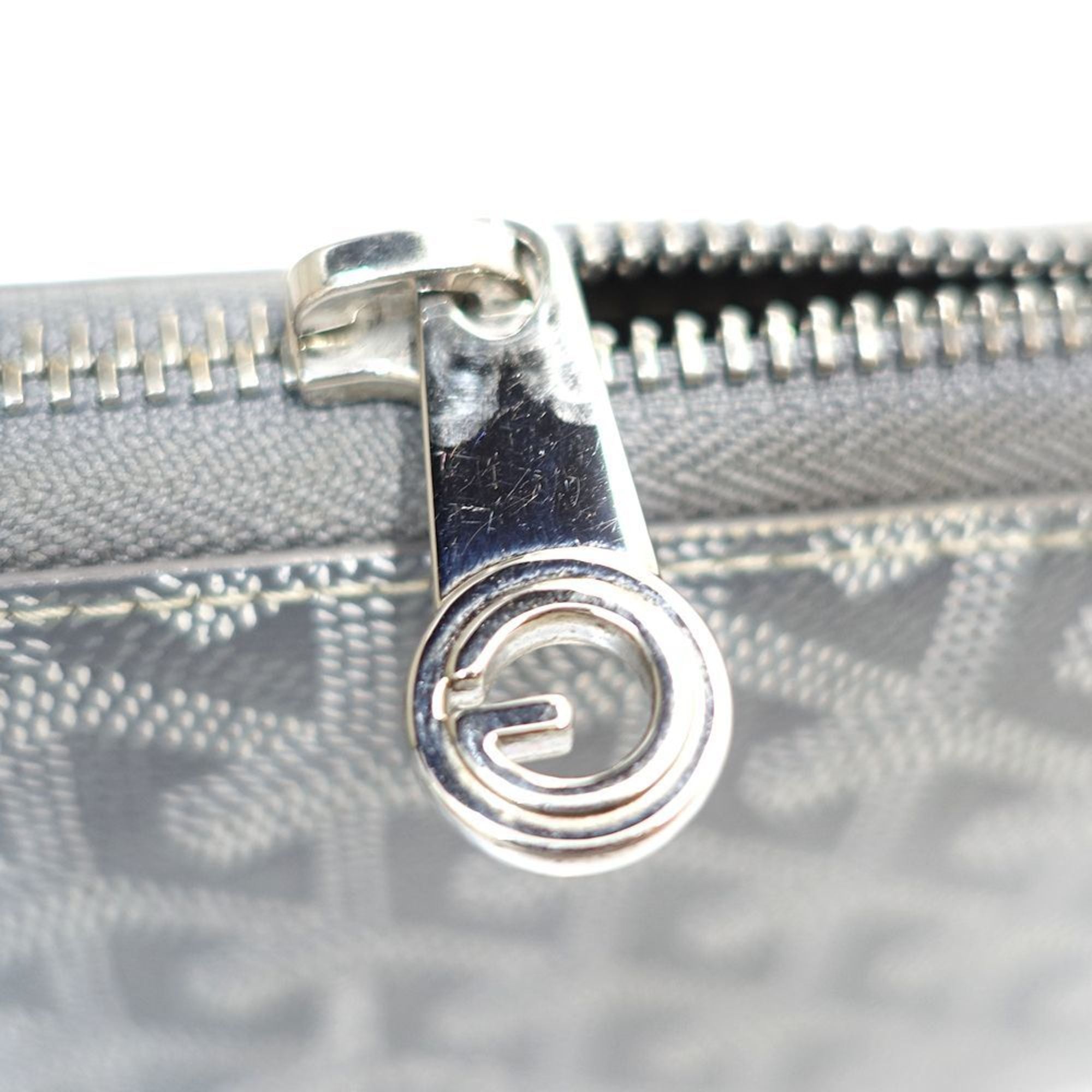 Goyard Gray Leather Pvc Coin Purse/Coin Case (Pre-Owned)