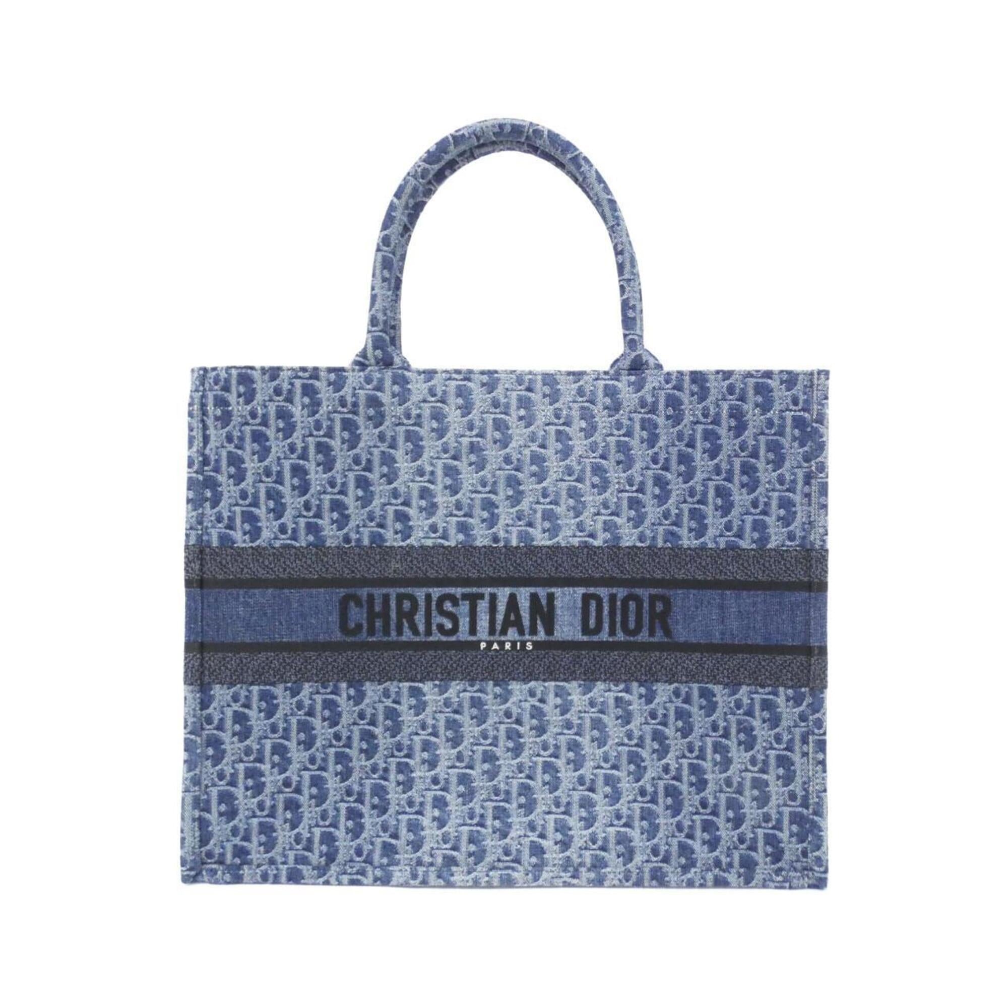 Christian Dior Blue Denim Handbag (Pre-Owned)