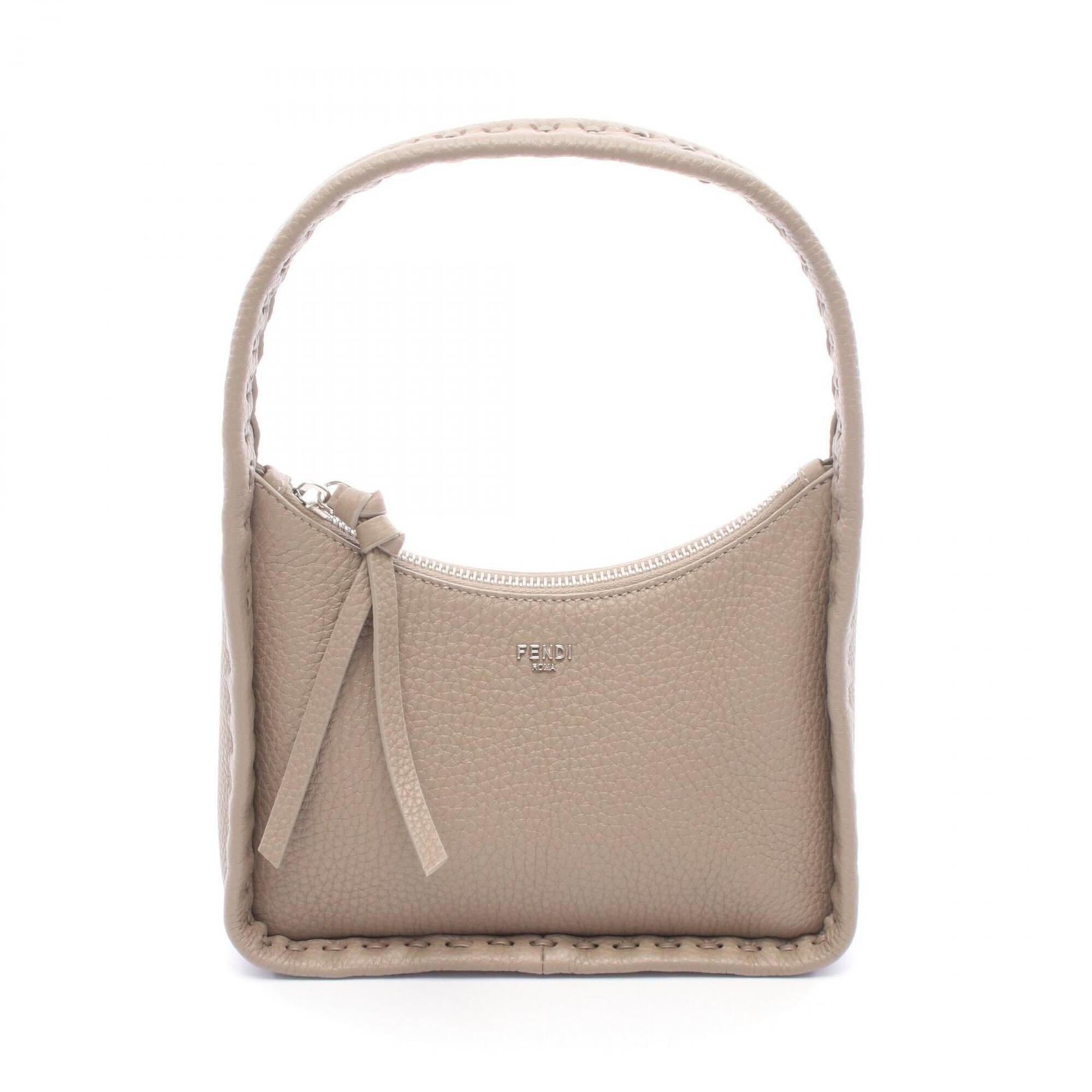 Fendi Beige Leather Handbag (Pre-Owned)
