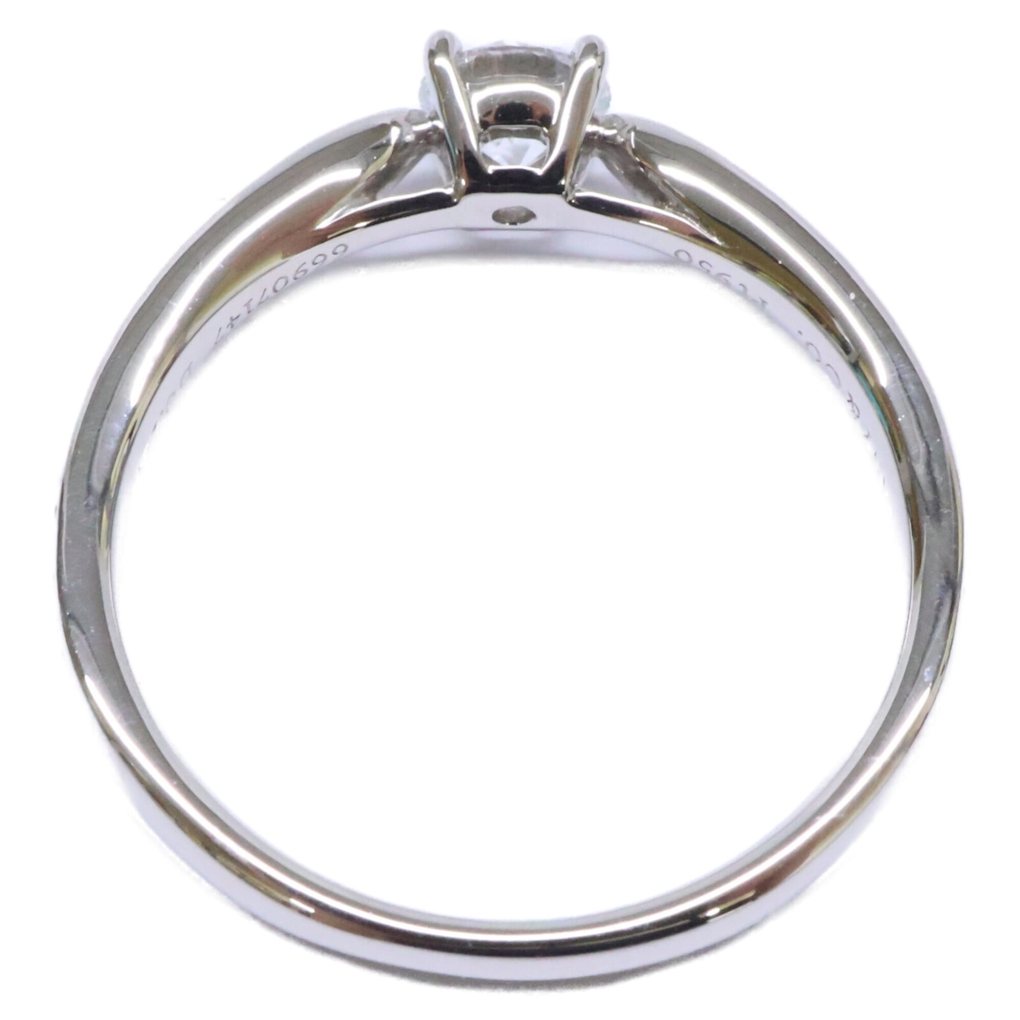 Tiffany Platinum Platinum 950 Band Ring (Pre-Owned)